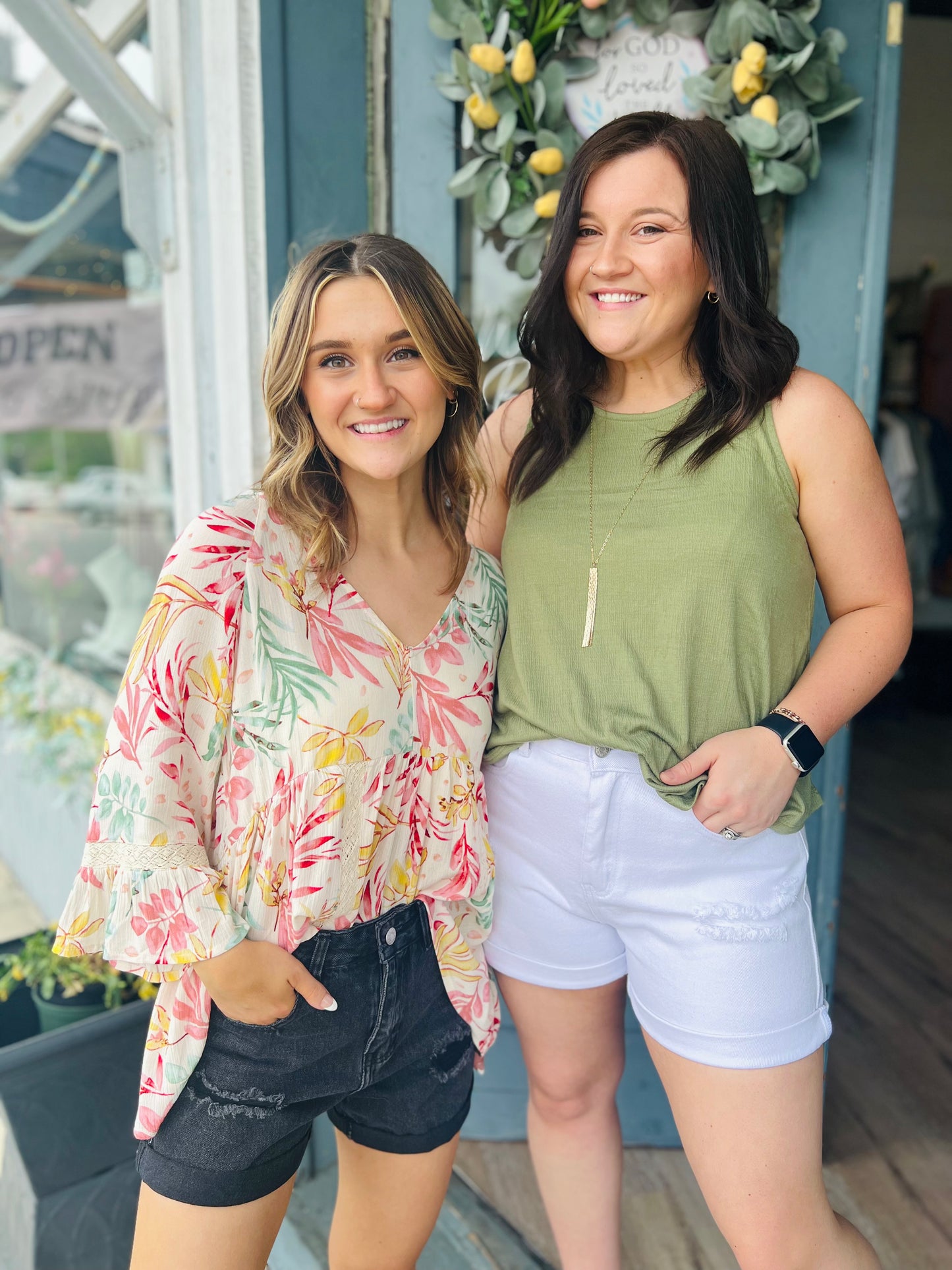 Eunice | Distressed Denim Shorts - Black