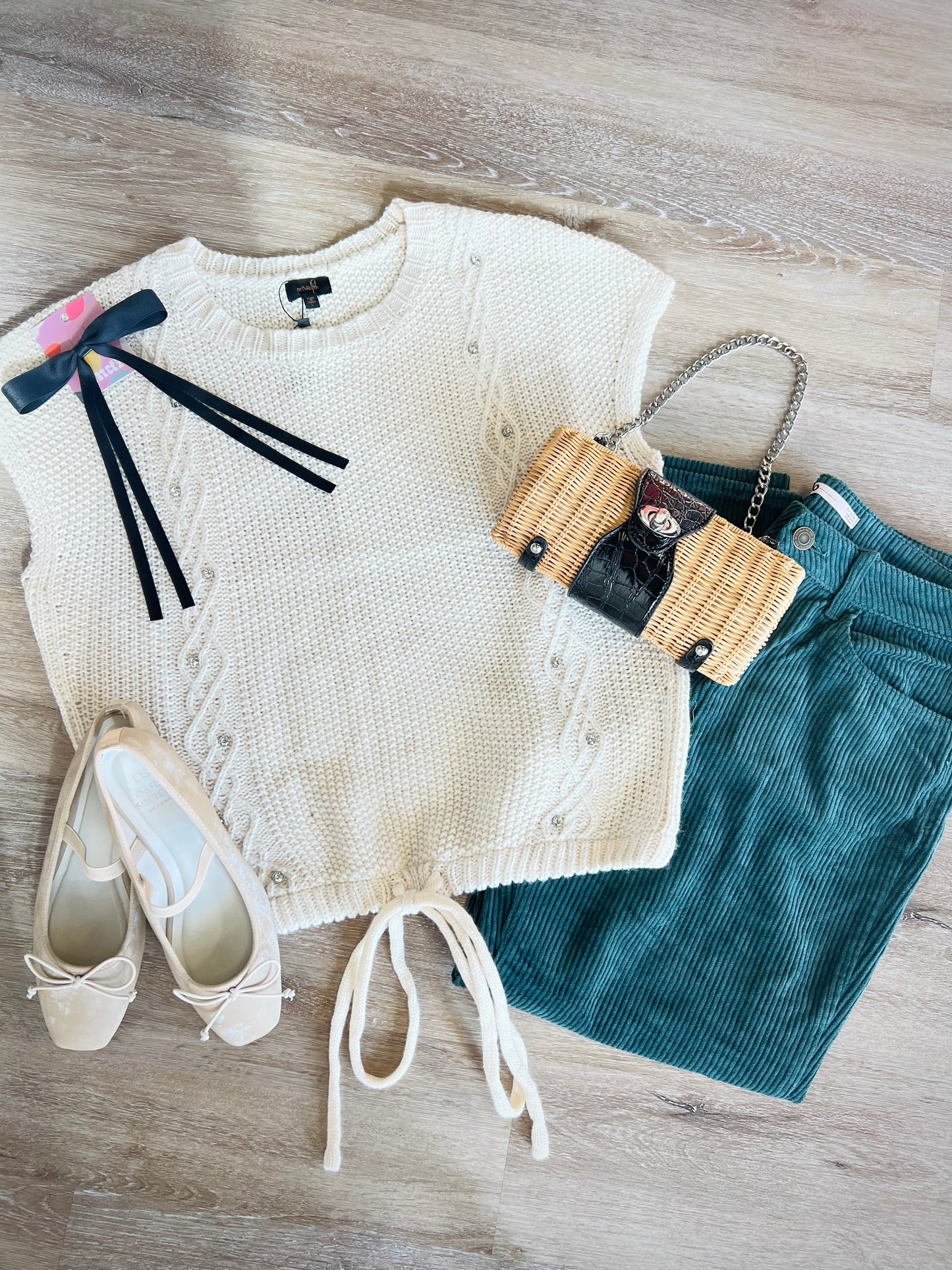 Emerald Green Corduroy Pants - Size 15