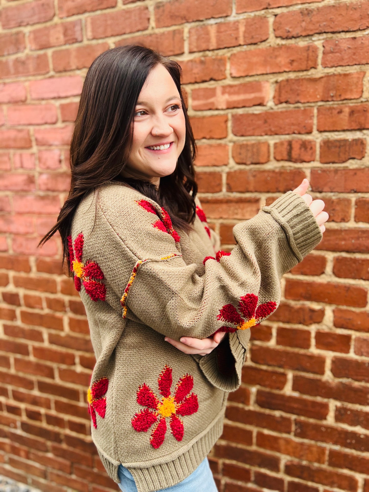 Relying On The Comforter Knit Sweater