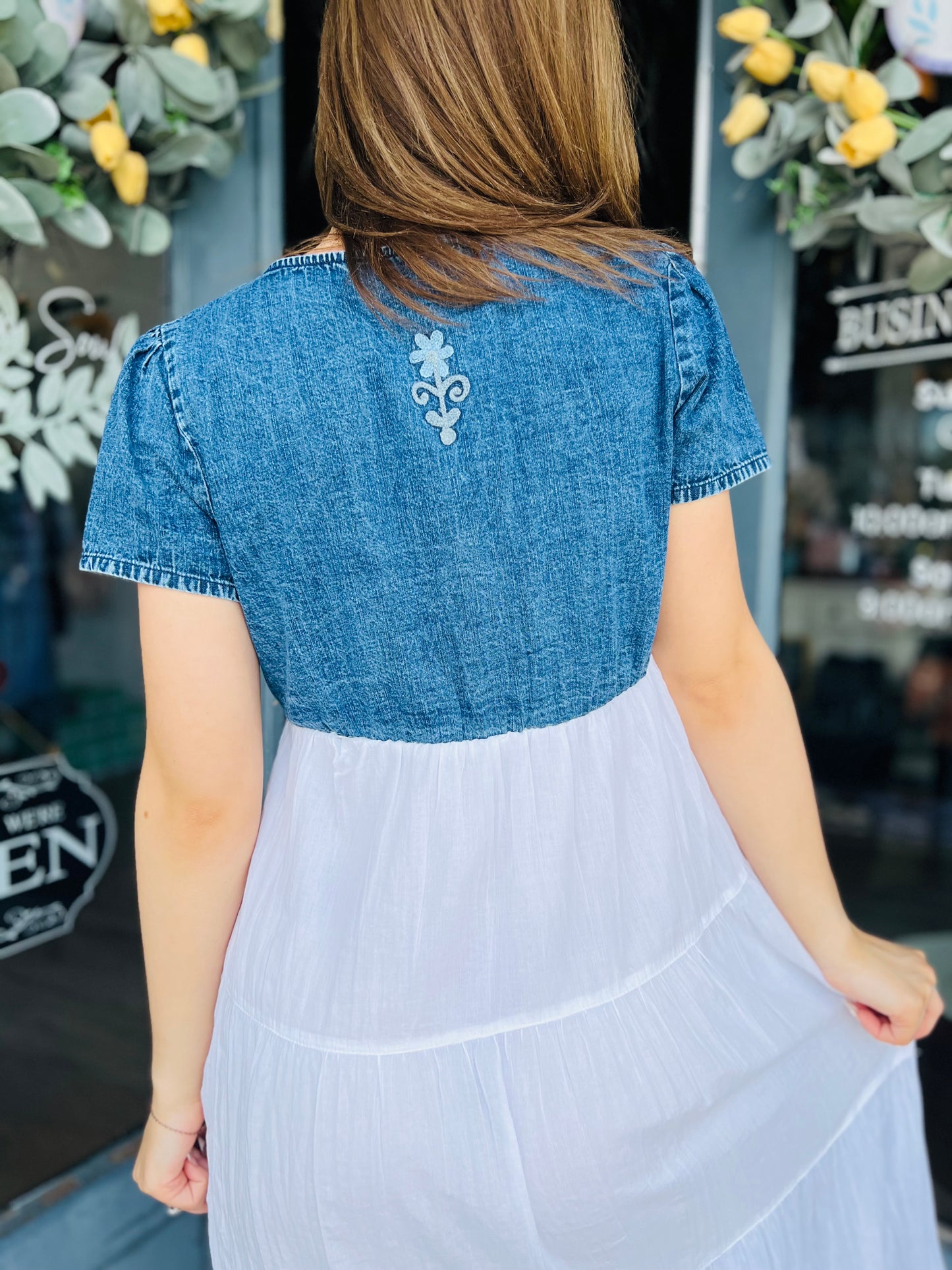 Buffay | Babydoll Midi Dress