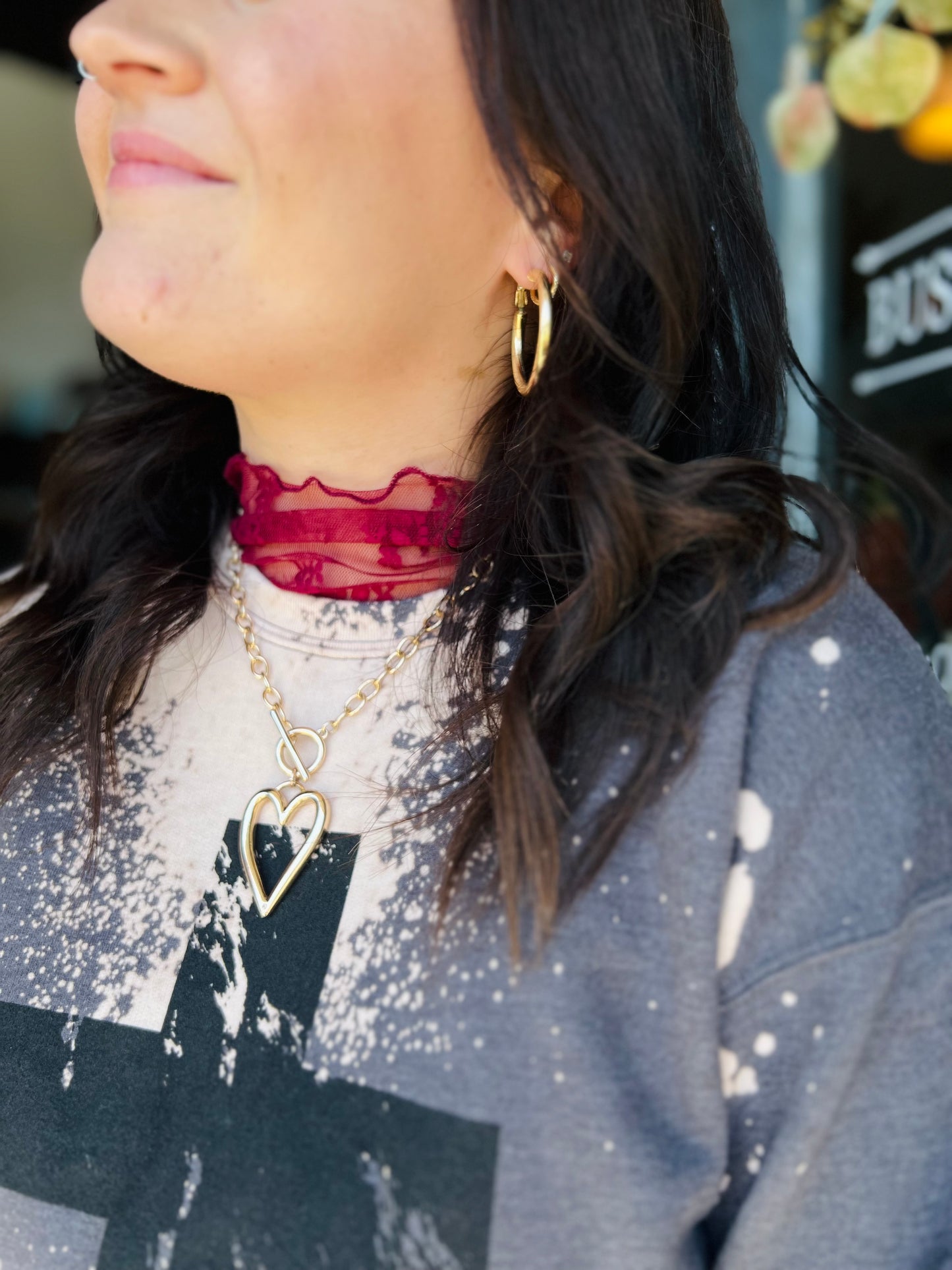 Bleached Cross Sweatshirt