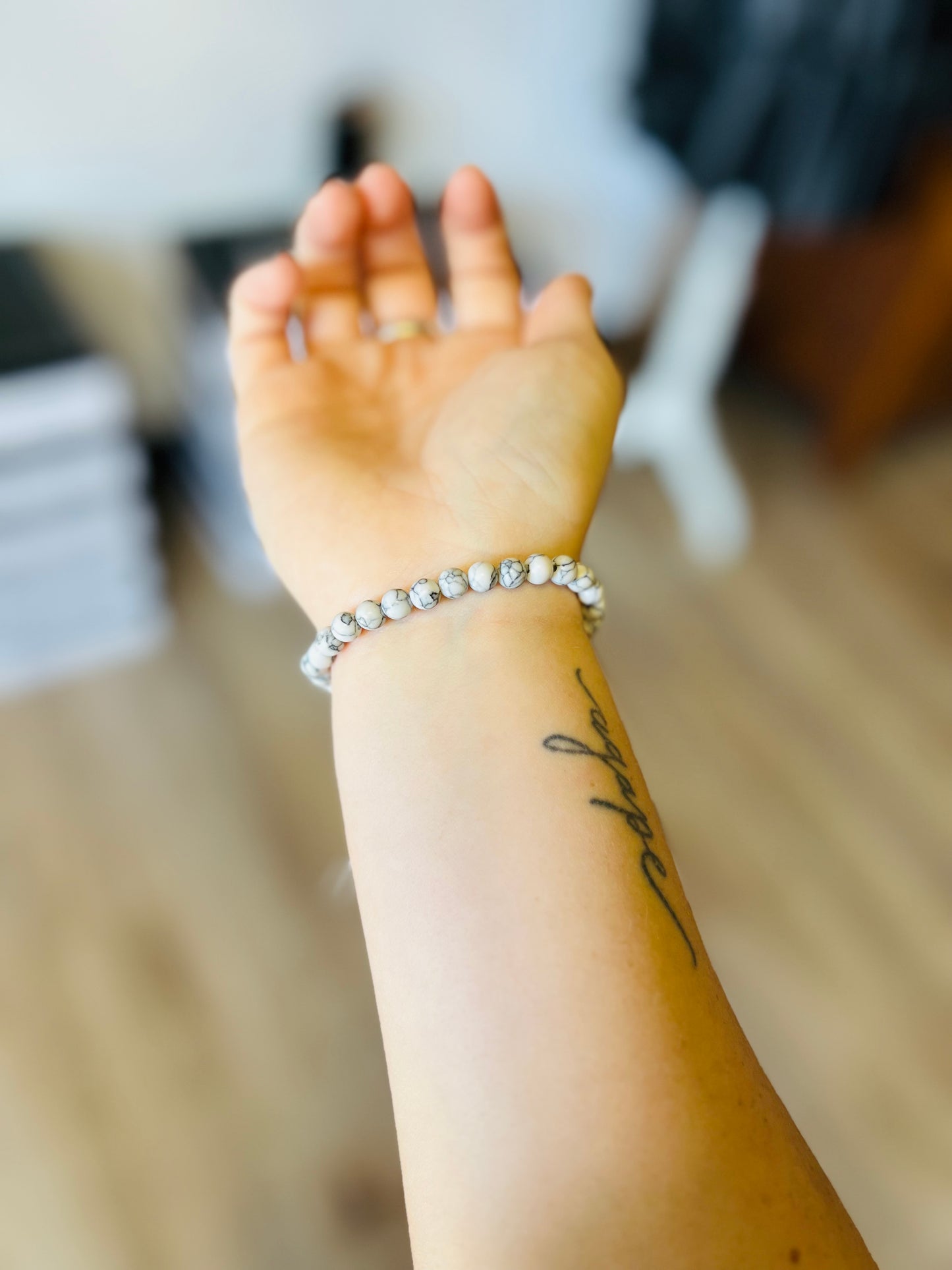 Stretch Stone Beads Bracelet