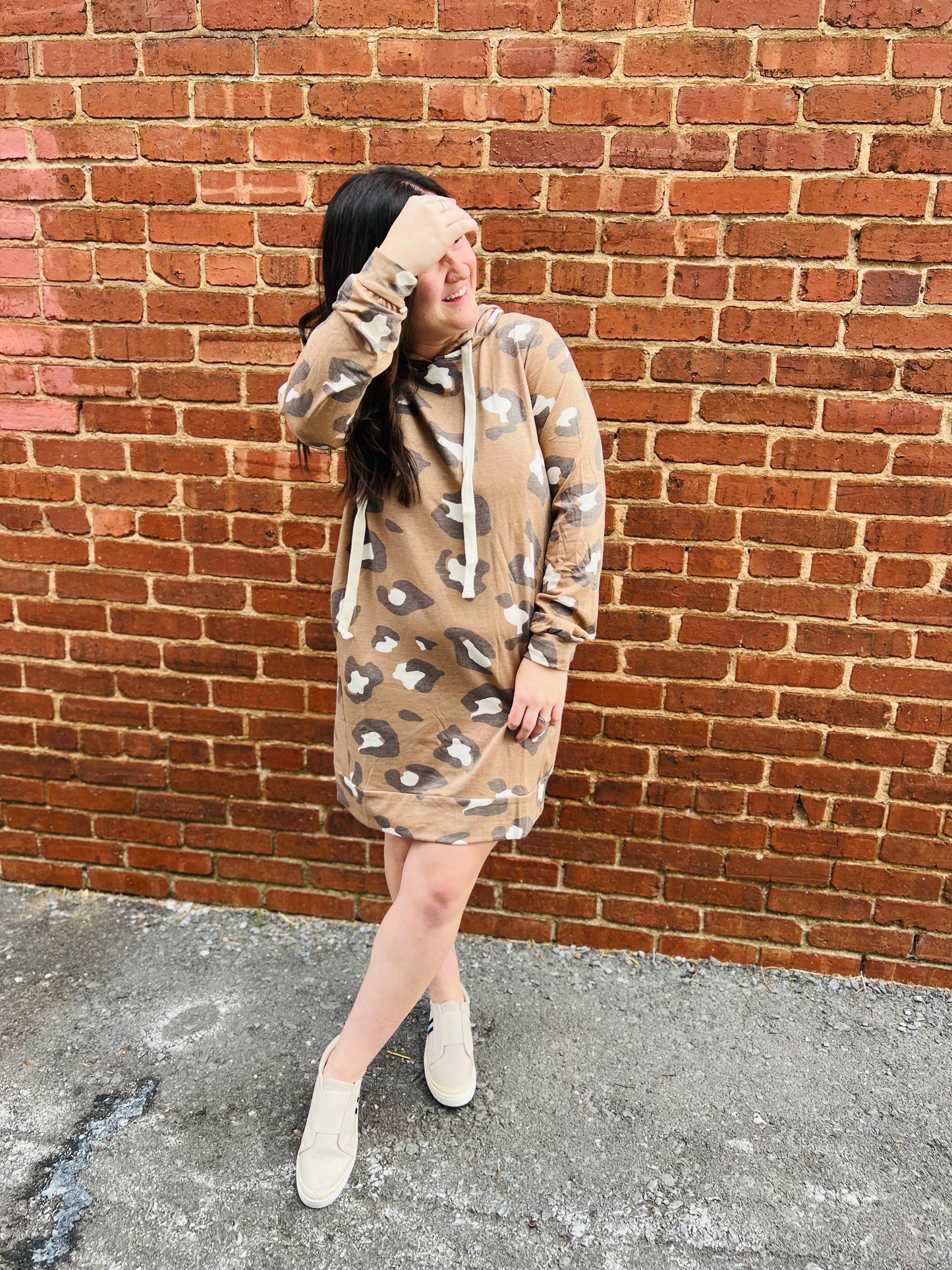 Butter Soft Leopard Longline Hoodie