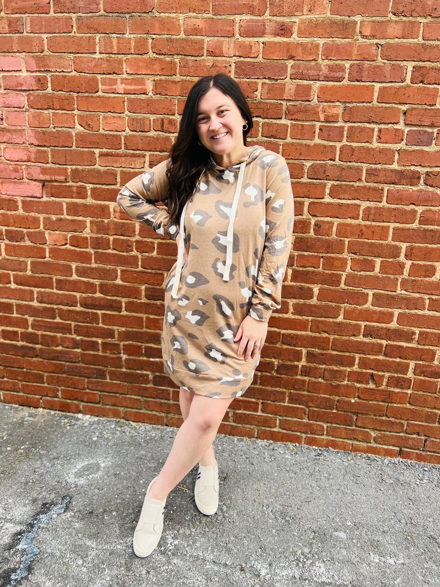 Butter Soft Leopard Longline Hoodie