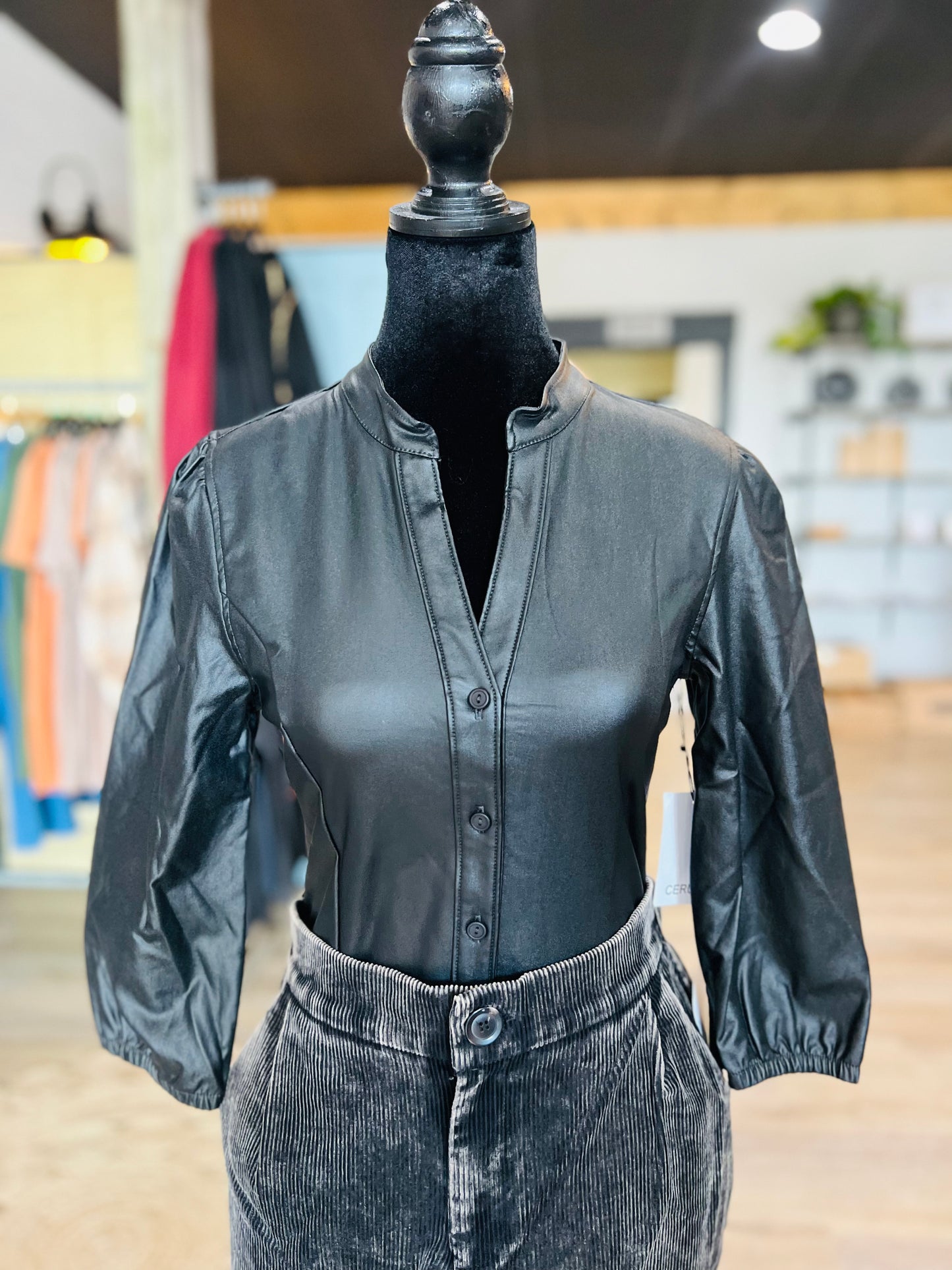 Lavish Faux Leather Jacket