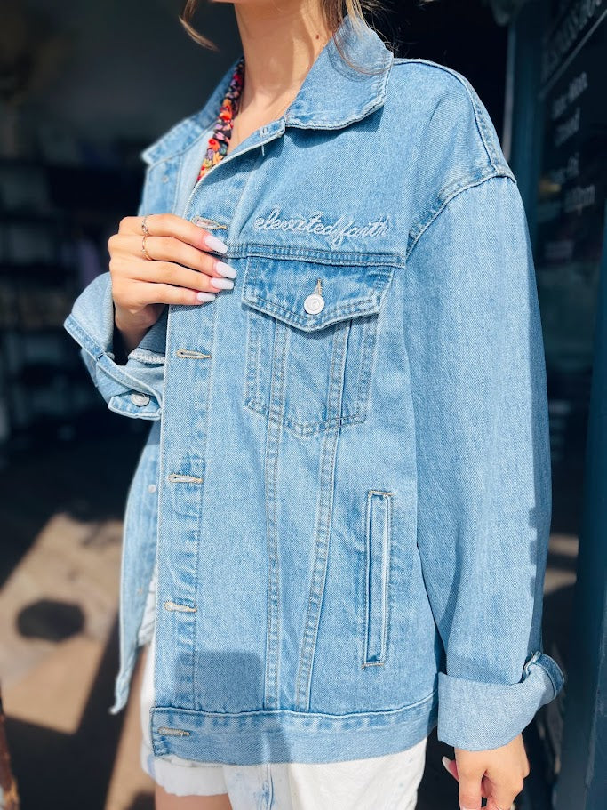 What a Friend We Have In Jesus | Denim Jacket