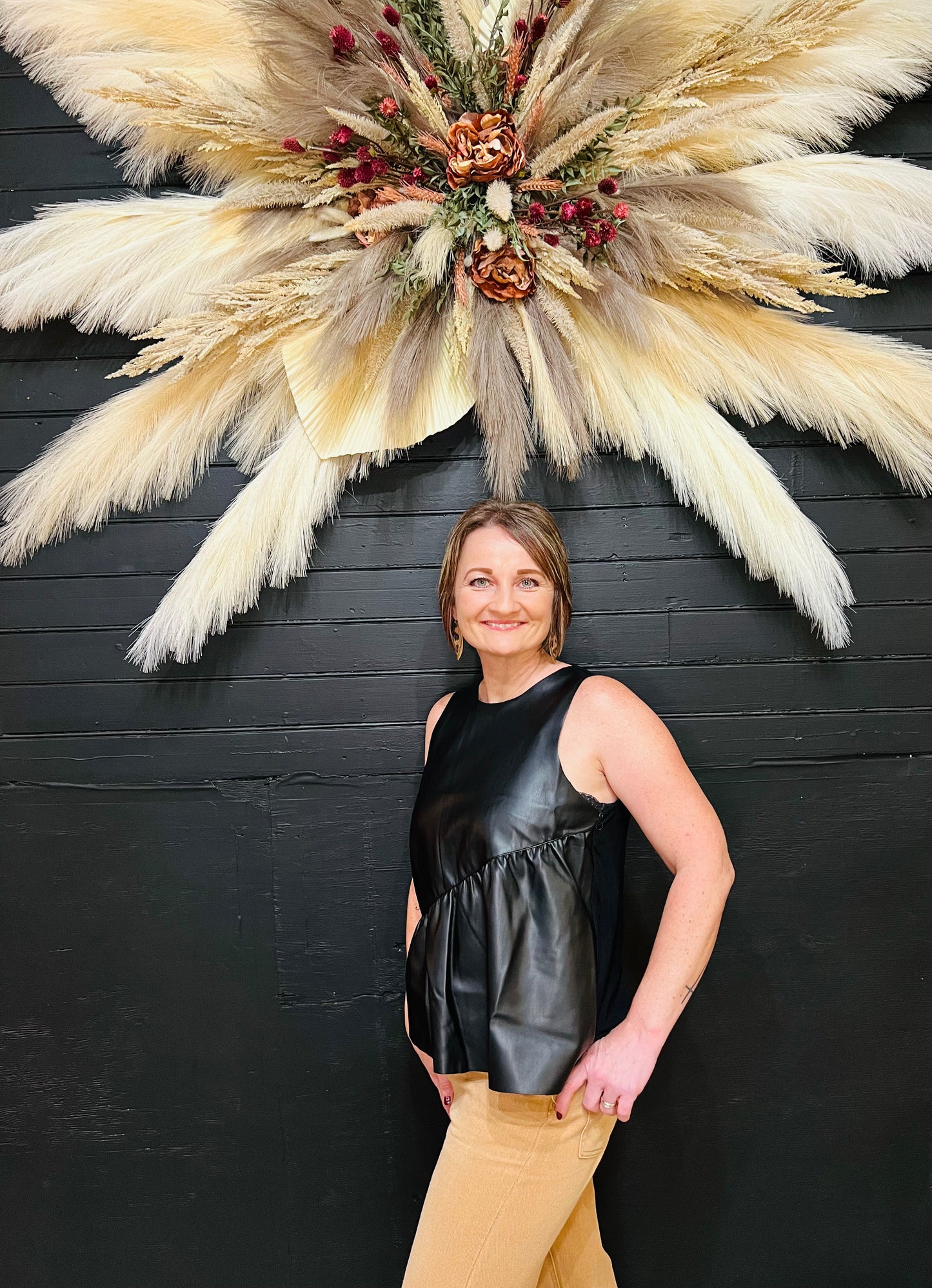 Julie's Favorite Leather Top