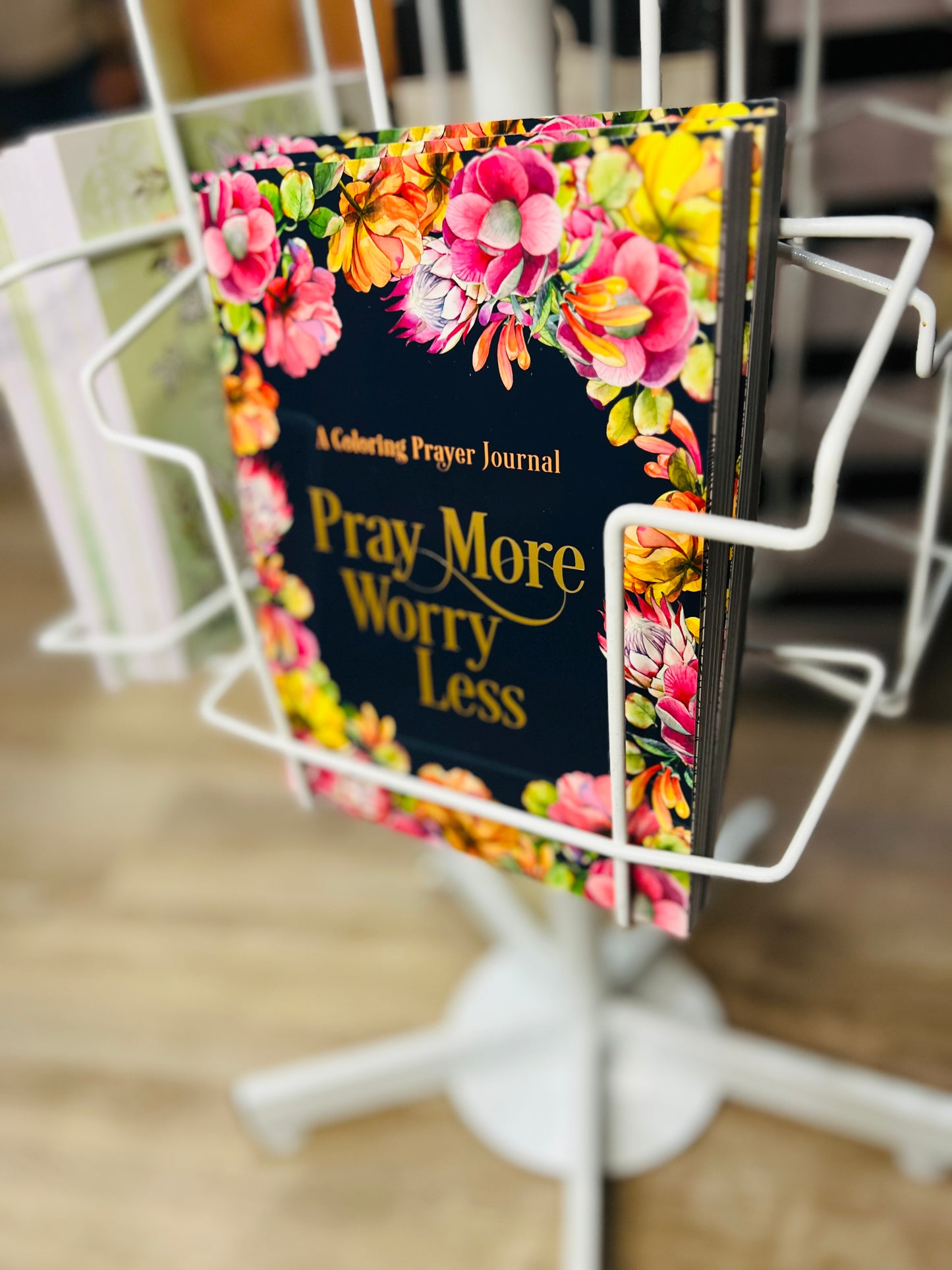 Pray More Worry Less Coloring Journal
