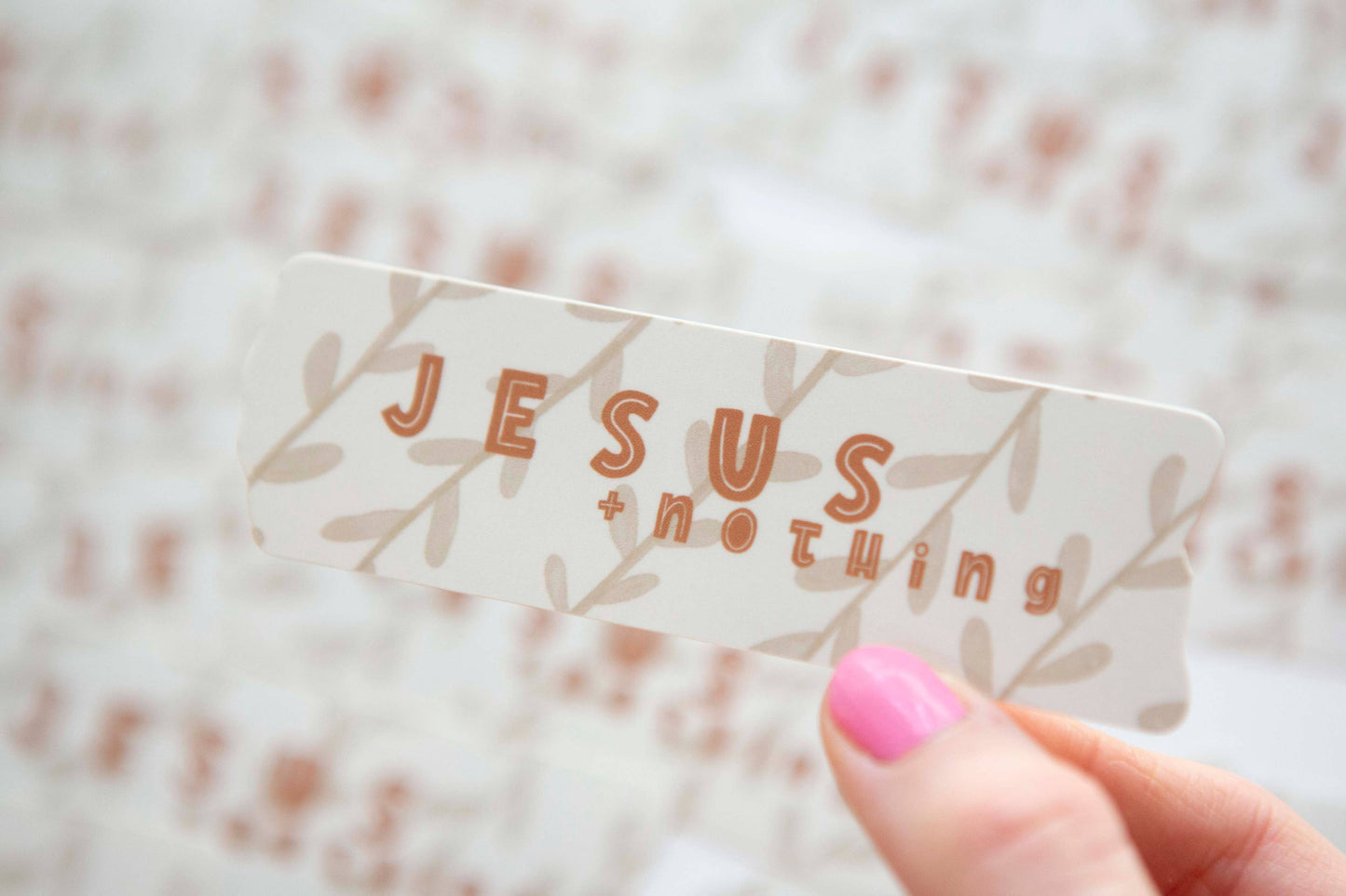 Jesus + Nothing | Vinyl Sticker