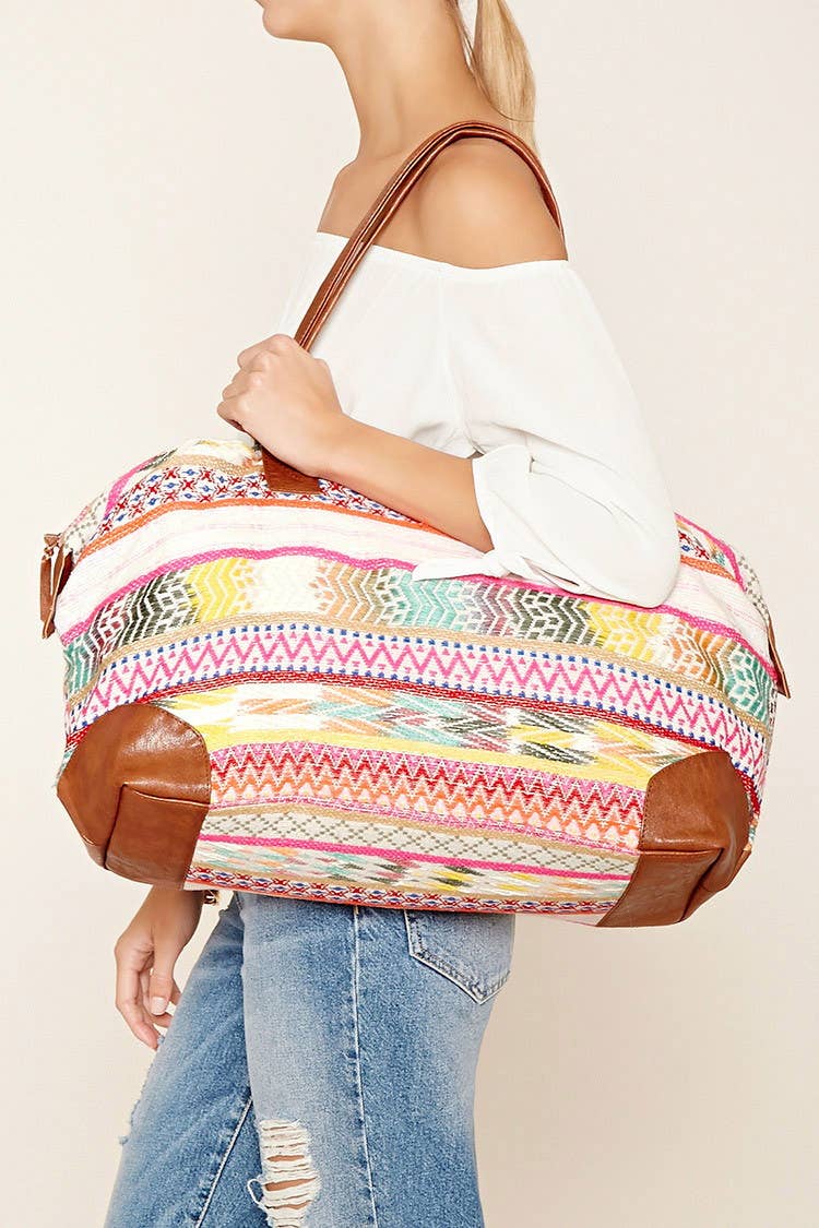 These Are The Days | Cotton Overnight Bag