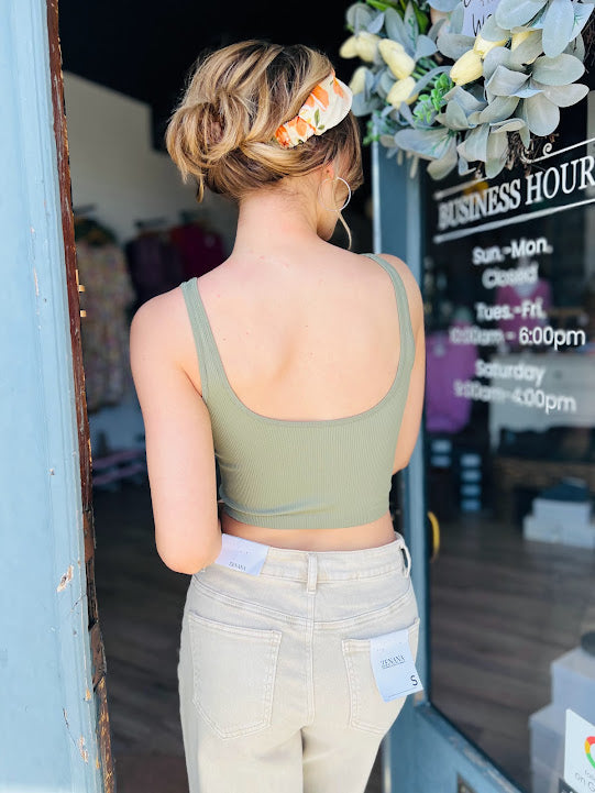 Ribbed Underline Seams Brami Top