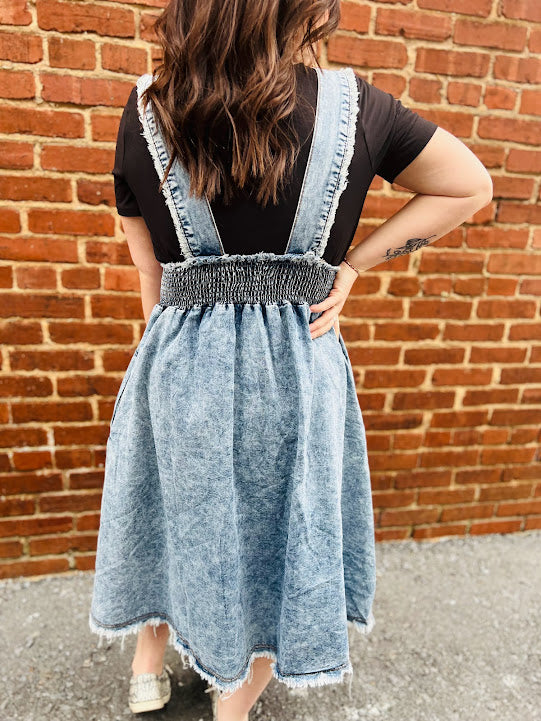 Apple of My Eye | Denim Dress