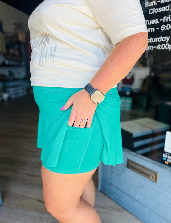 Simone Skort - Kelly Green