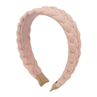Light Pink Braided Headband