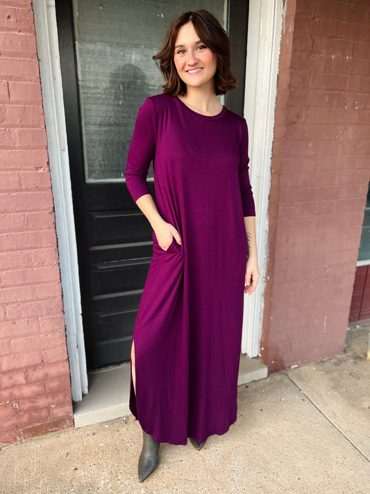 Once in a Lifetime | Maxi Dress - Plum