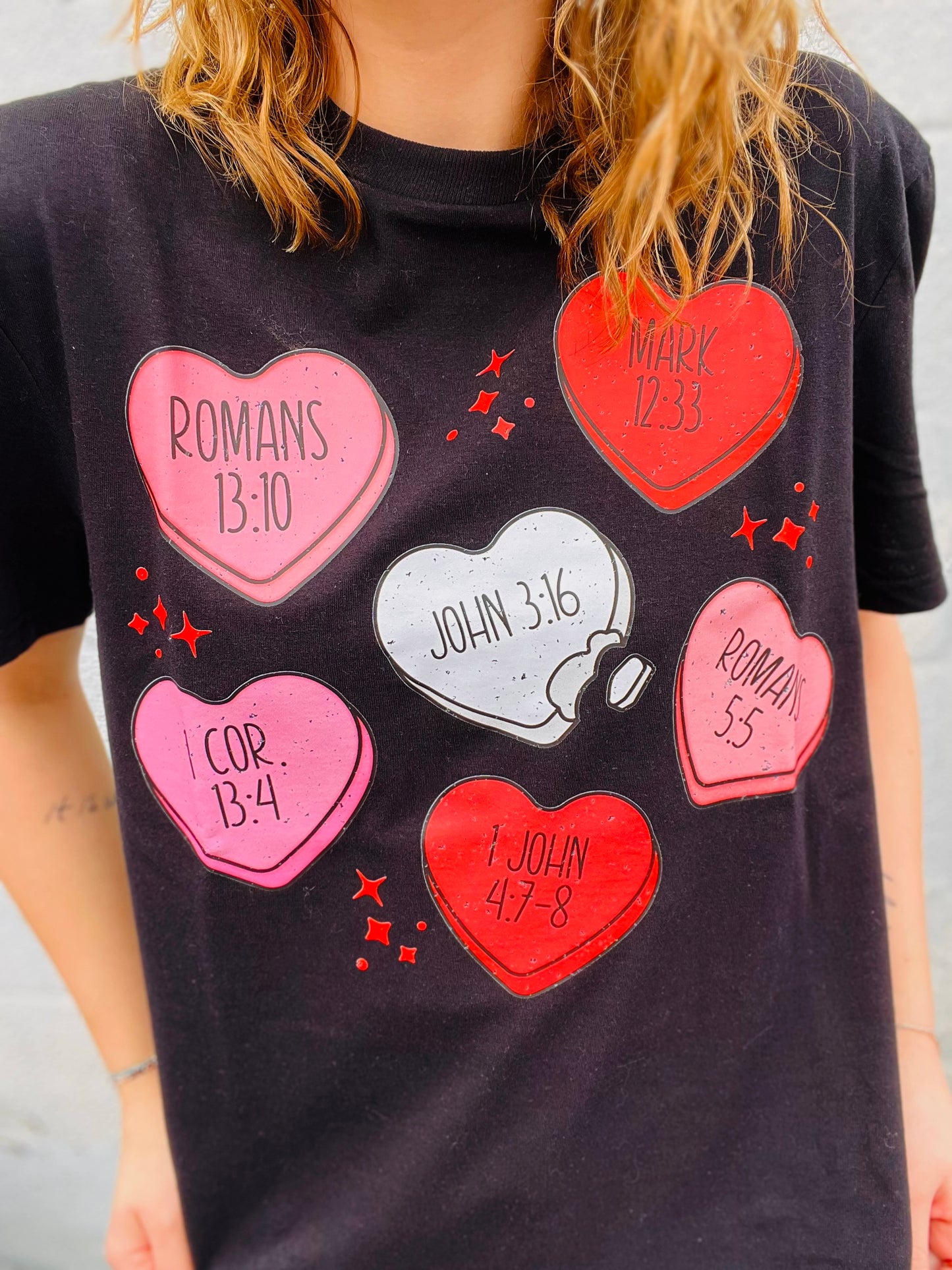 Scripture Conversation Hearts | Graphic Tee