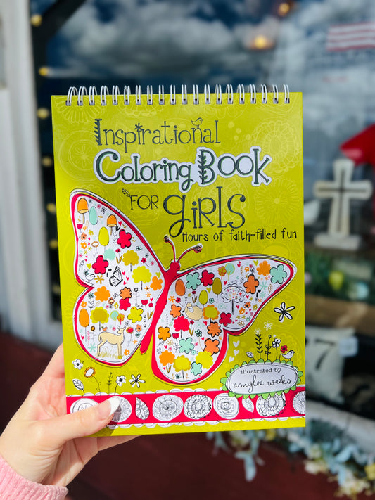 Inspirational Coloring Book | For Girls