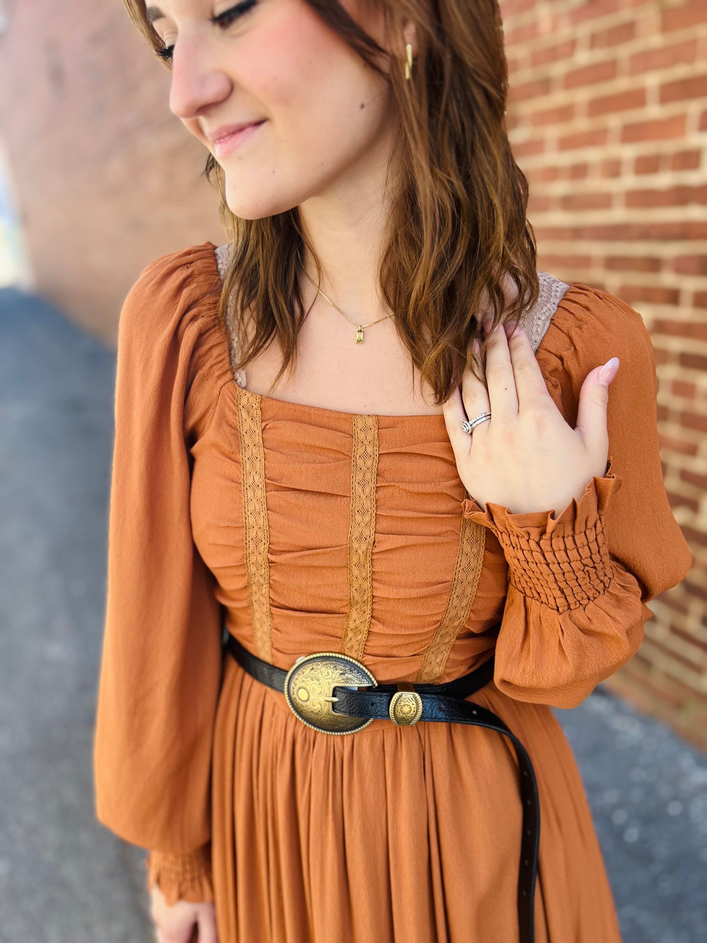 Fiona | Maxi Dress - Pumpkin