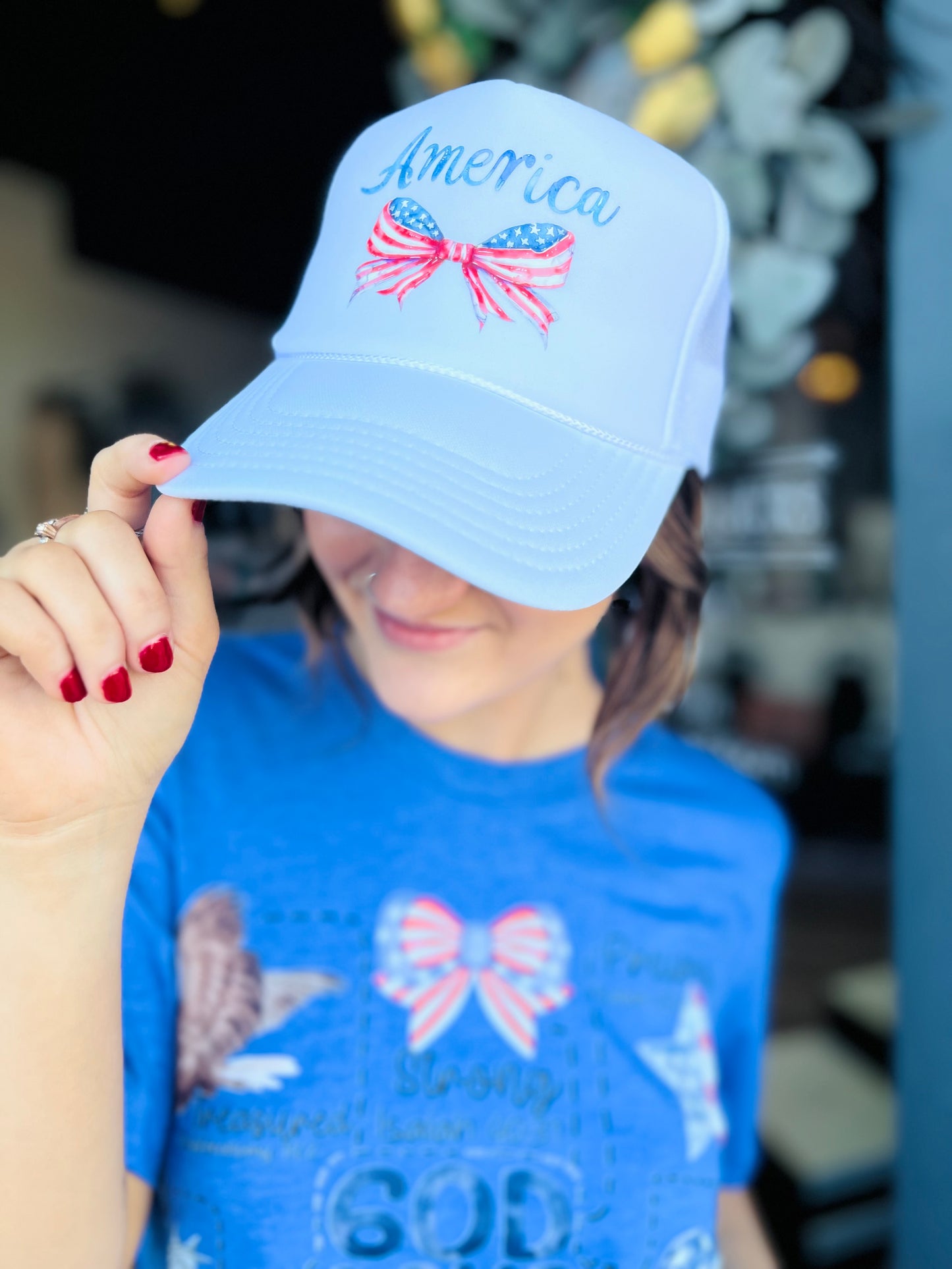 America | July 4th Trucker Hat