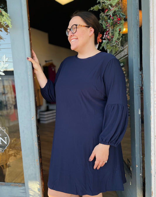 Noel Long Sleeve Dress | Curvy