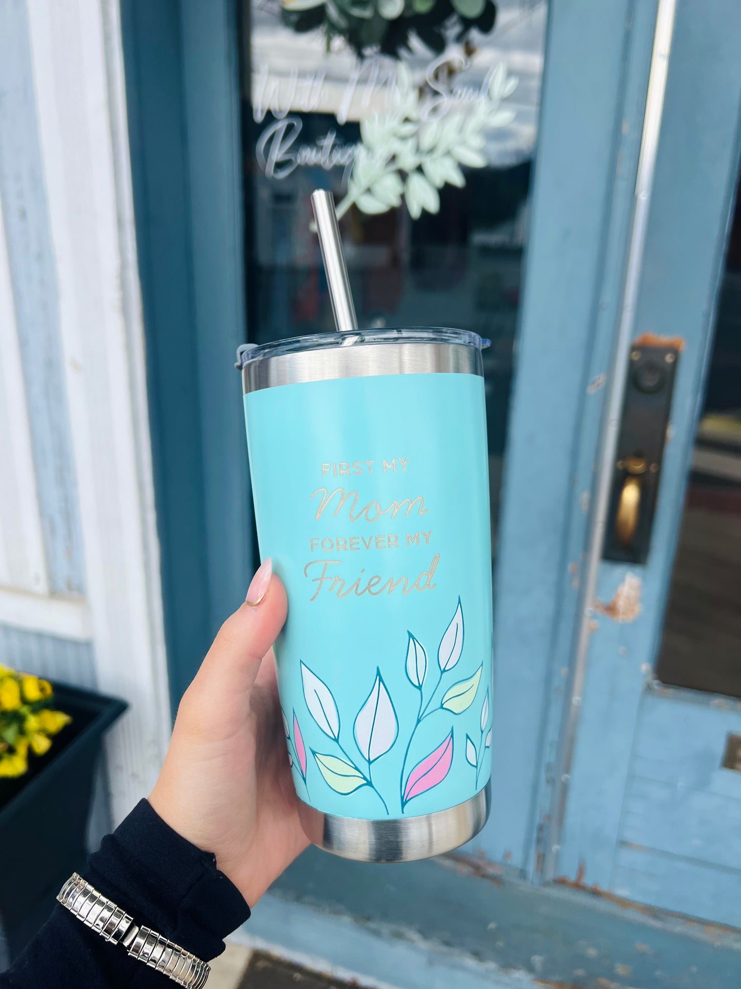 Forever My Friend | Stainless Steel Mom Tumbler - Isaiah 62:4