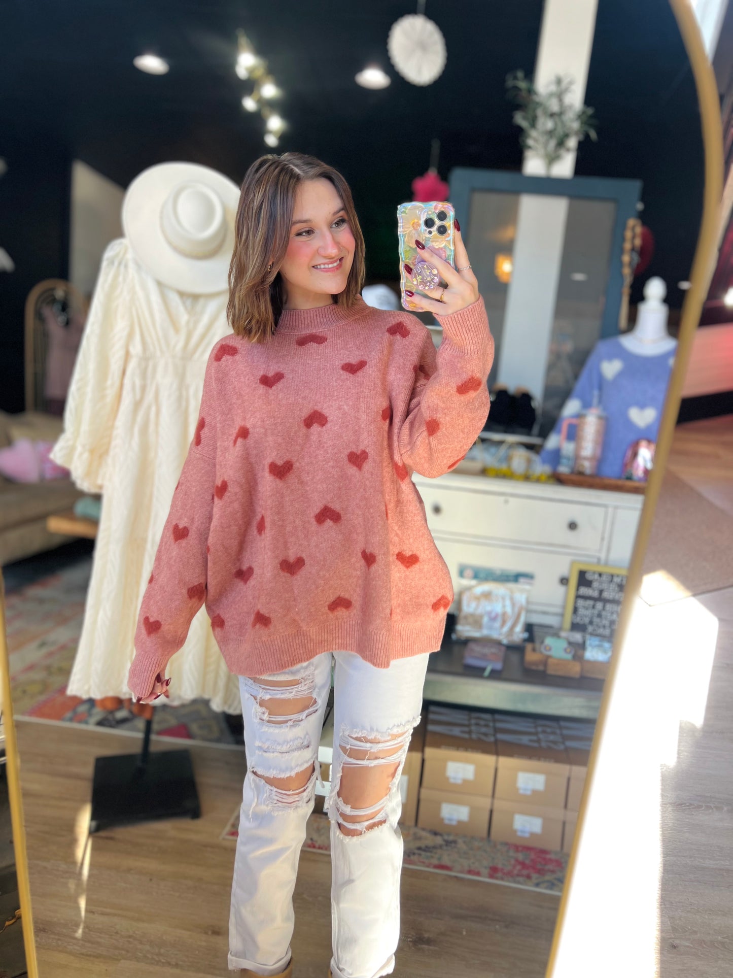 Pure Heart Sweater | Curvy