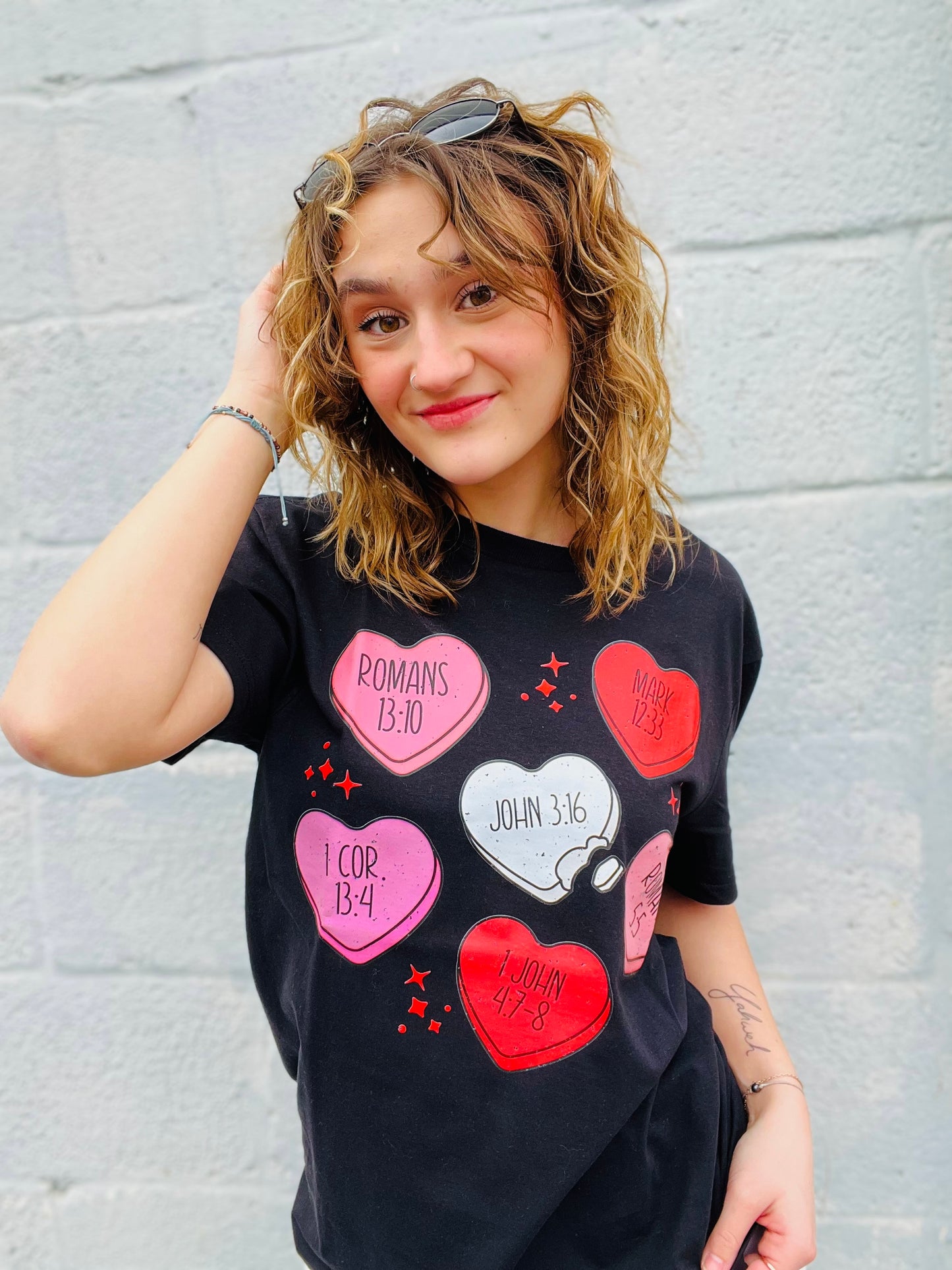 Scripture Conversation Hearts | Graphic Tee