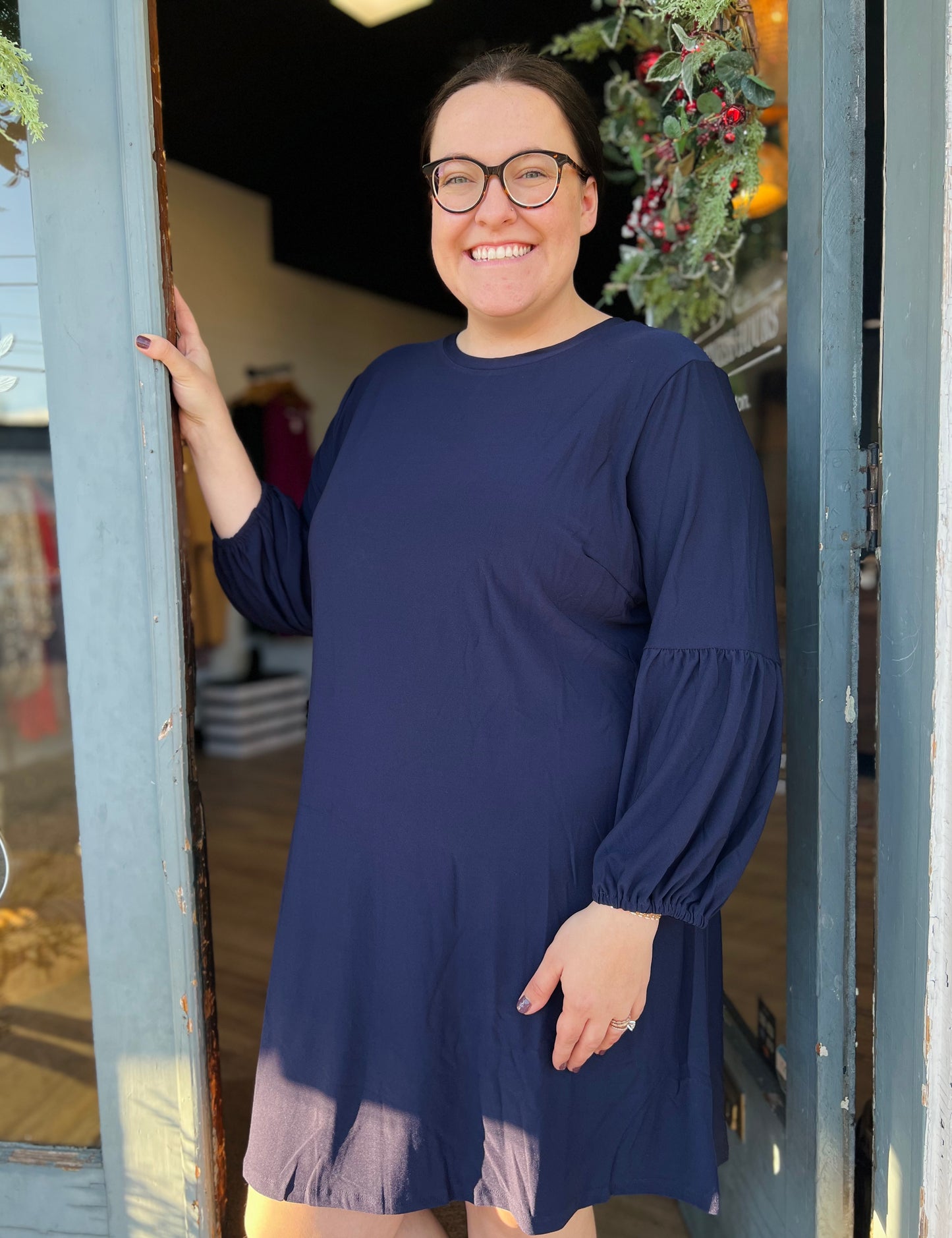 Noel Long Sleeve Dress | Curvy