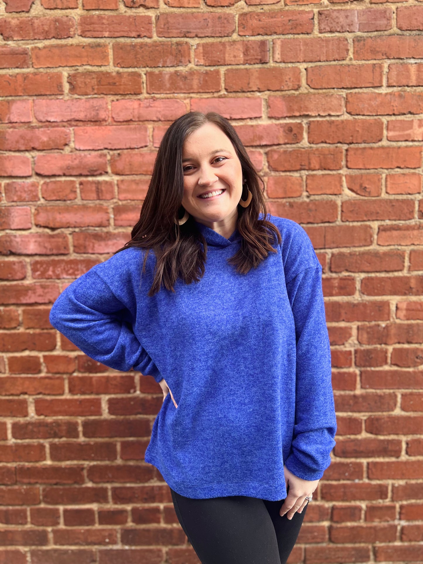 Fleece Heathered Hoodie