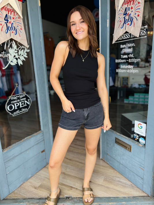 Ira | Halter Top - Black