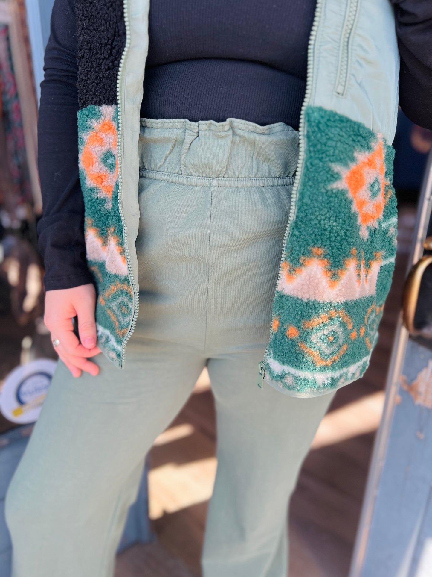 Cozy Up | Sweatpants - Green