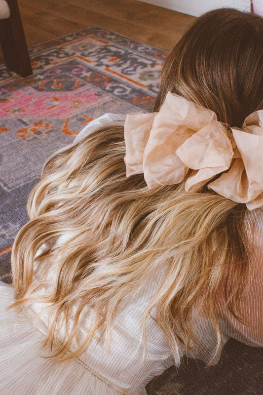 Chiffon Bow Barrette