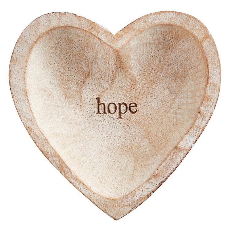 Hope Wood Heart