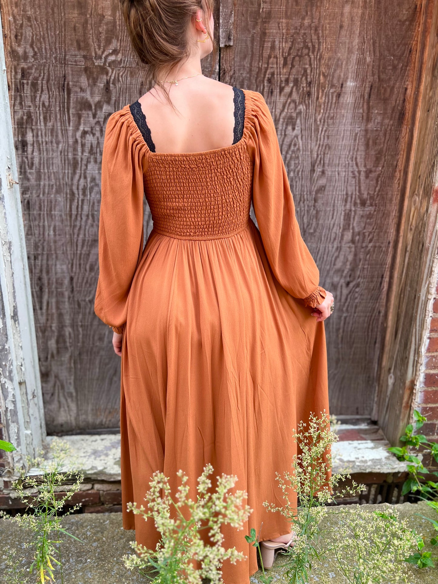 Fiona | Maxi Dress - Pumpkin