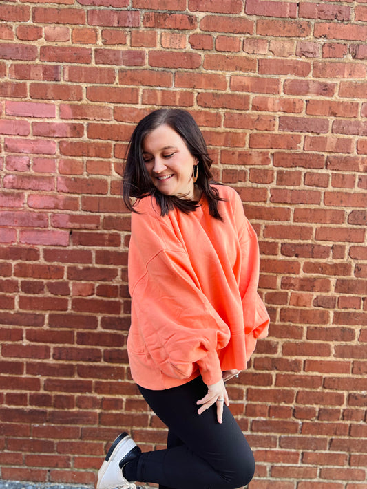 Hannie's Peachy Keen Crewneck