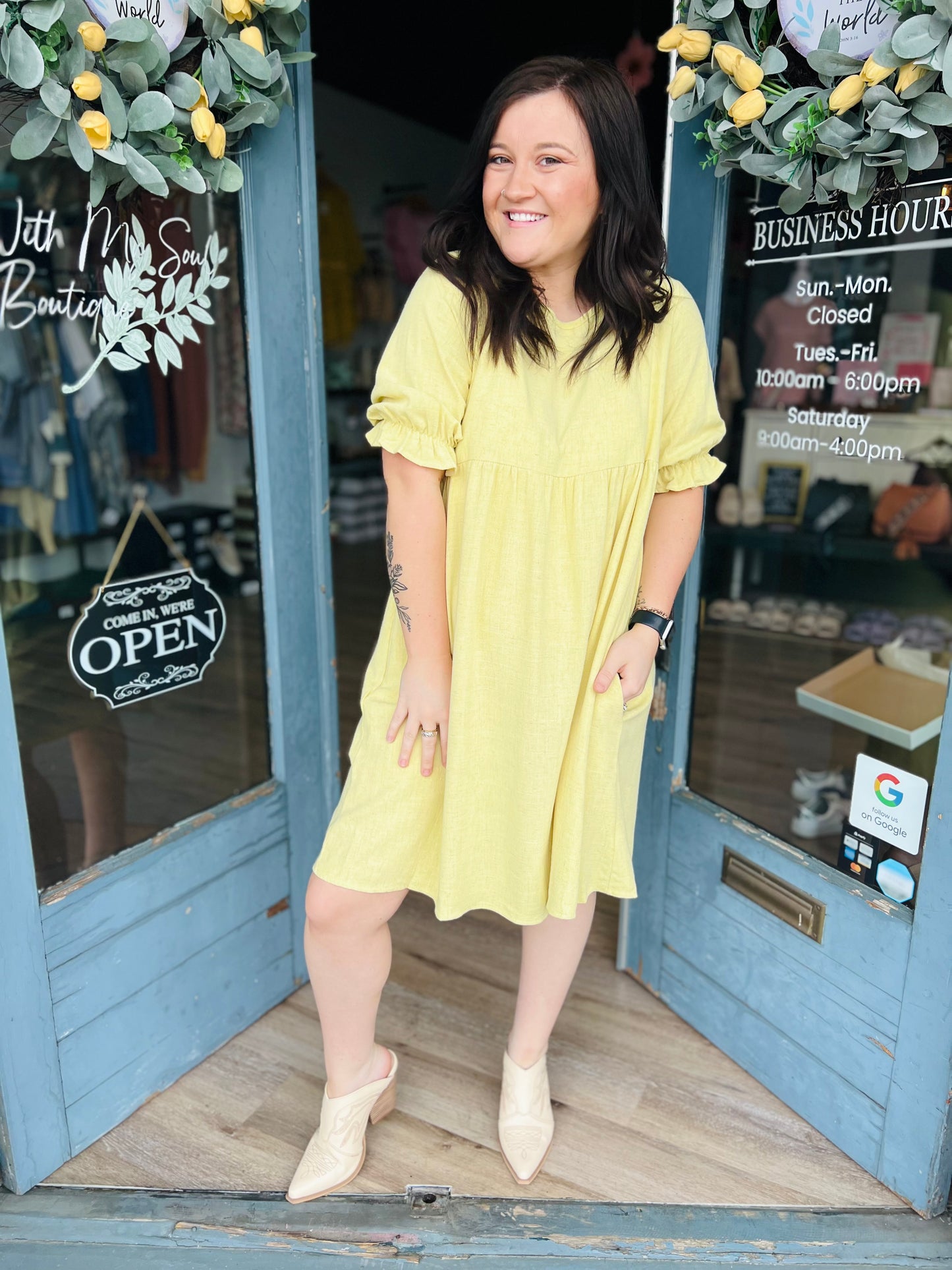 Cyrus | Puff Sleeve Dress