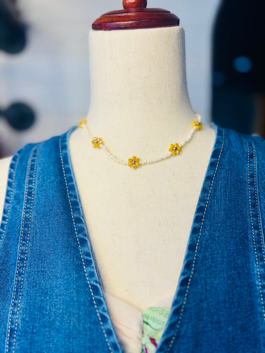 Beaded WildFlowers | Necklace