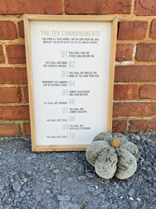 10 Commandments | Decor