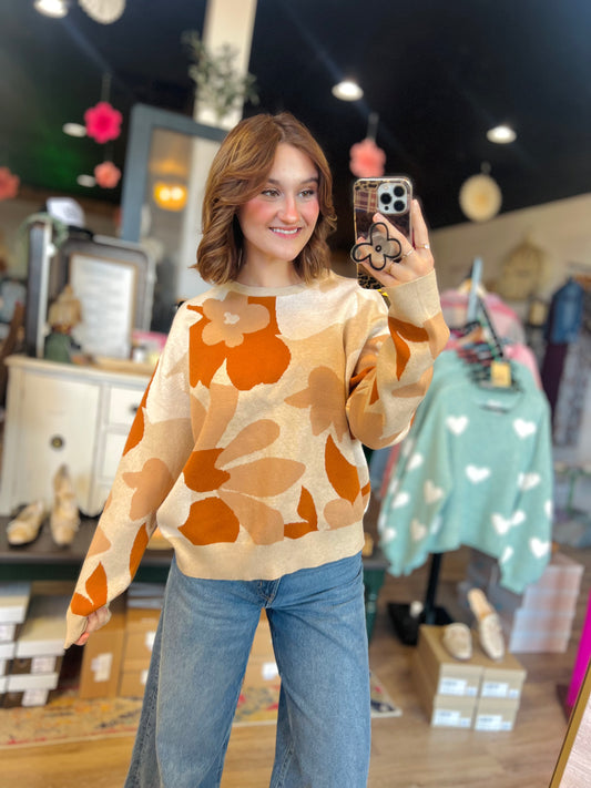 Cynthia Rowley Daisy Sweater Top - L
