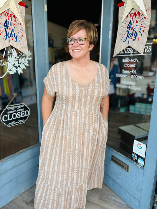 Evelyn | Boho Maxi Dress - Curvy