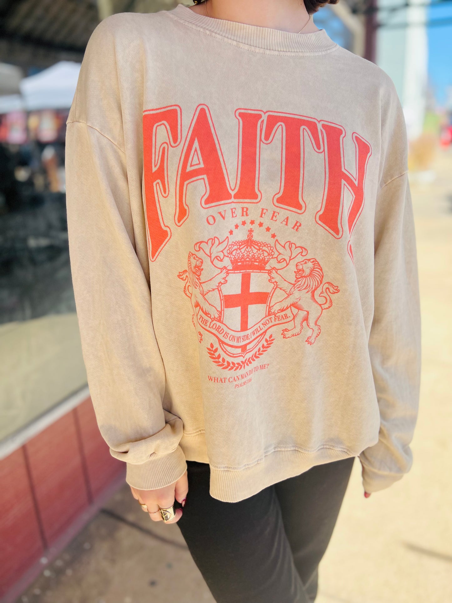 Faith Over Fear | Graphic Crewneck