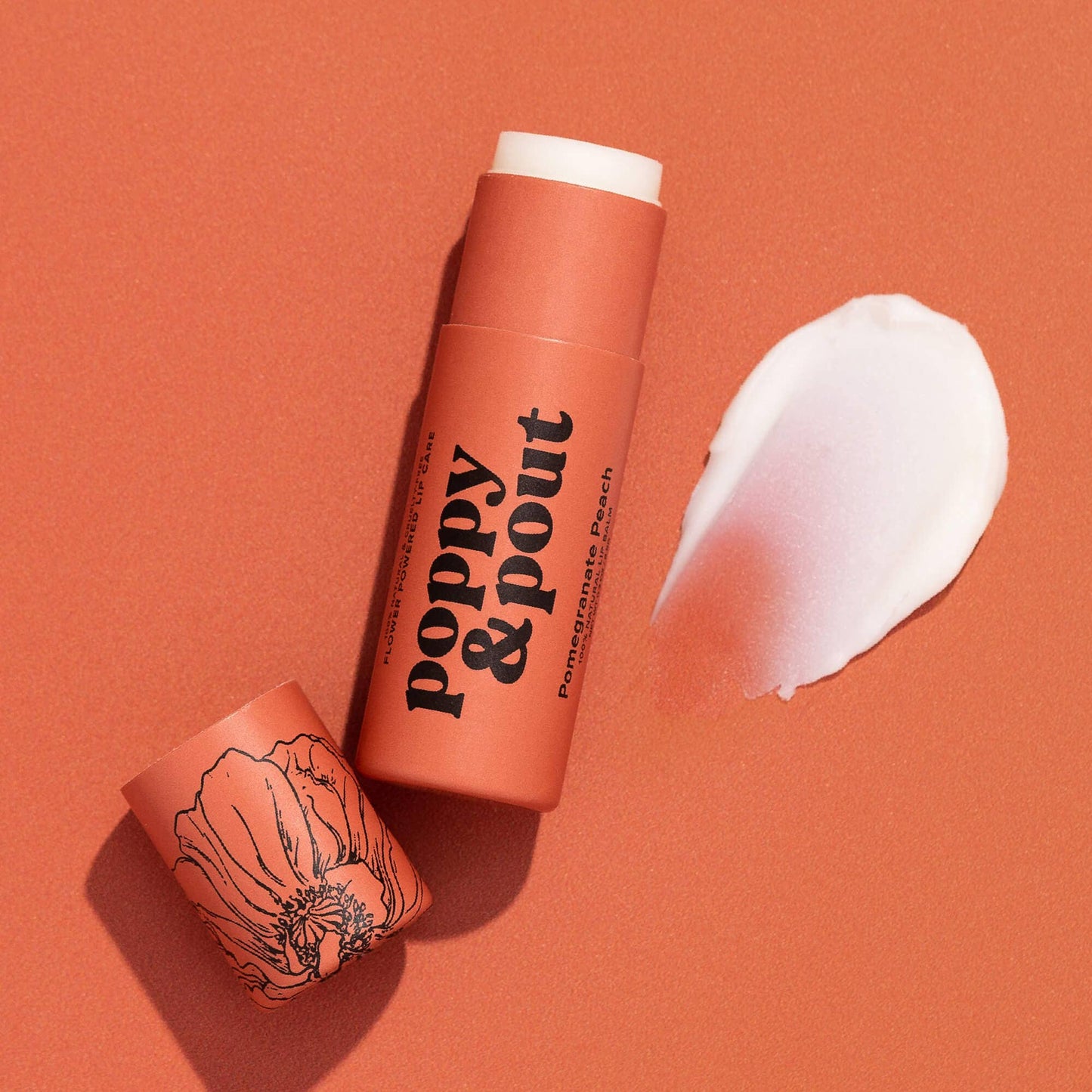 Pomegranate Peach | Lip Balm - Red