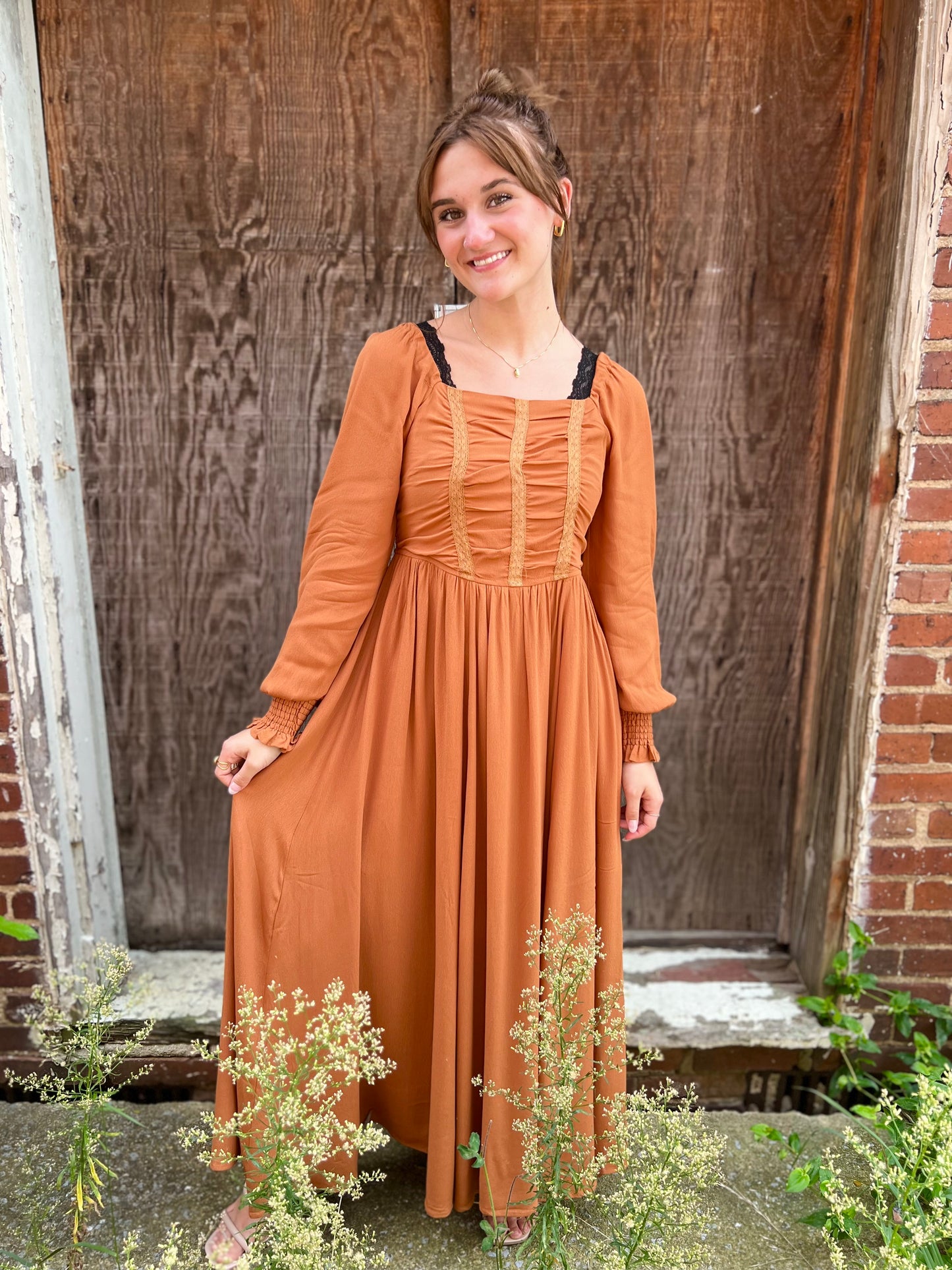 Fiona | Maxi Dress - Pumpkin