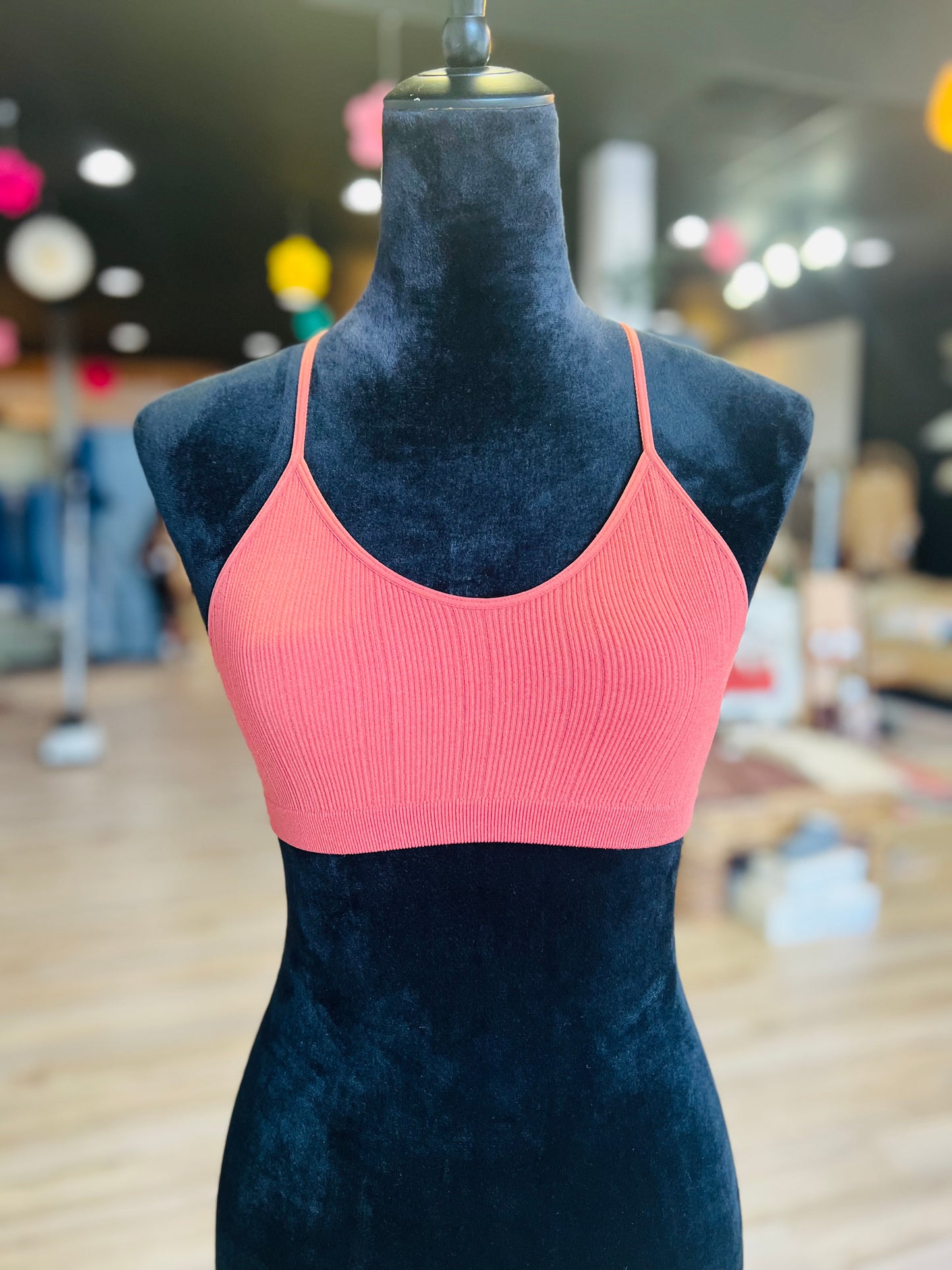 Tattoo Mesh Racerback Bralette