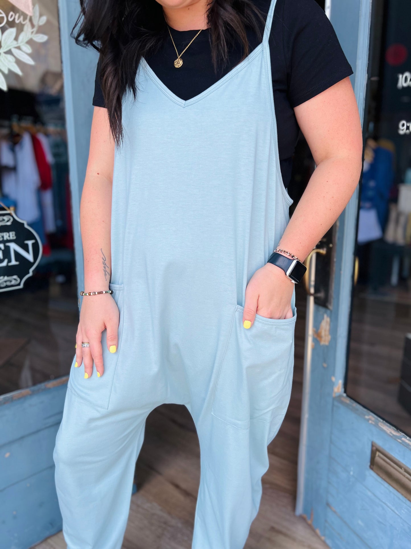 Bithiah | Jumpsuit - Lakegreen