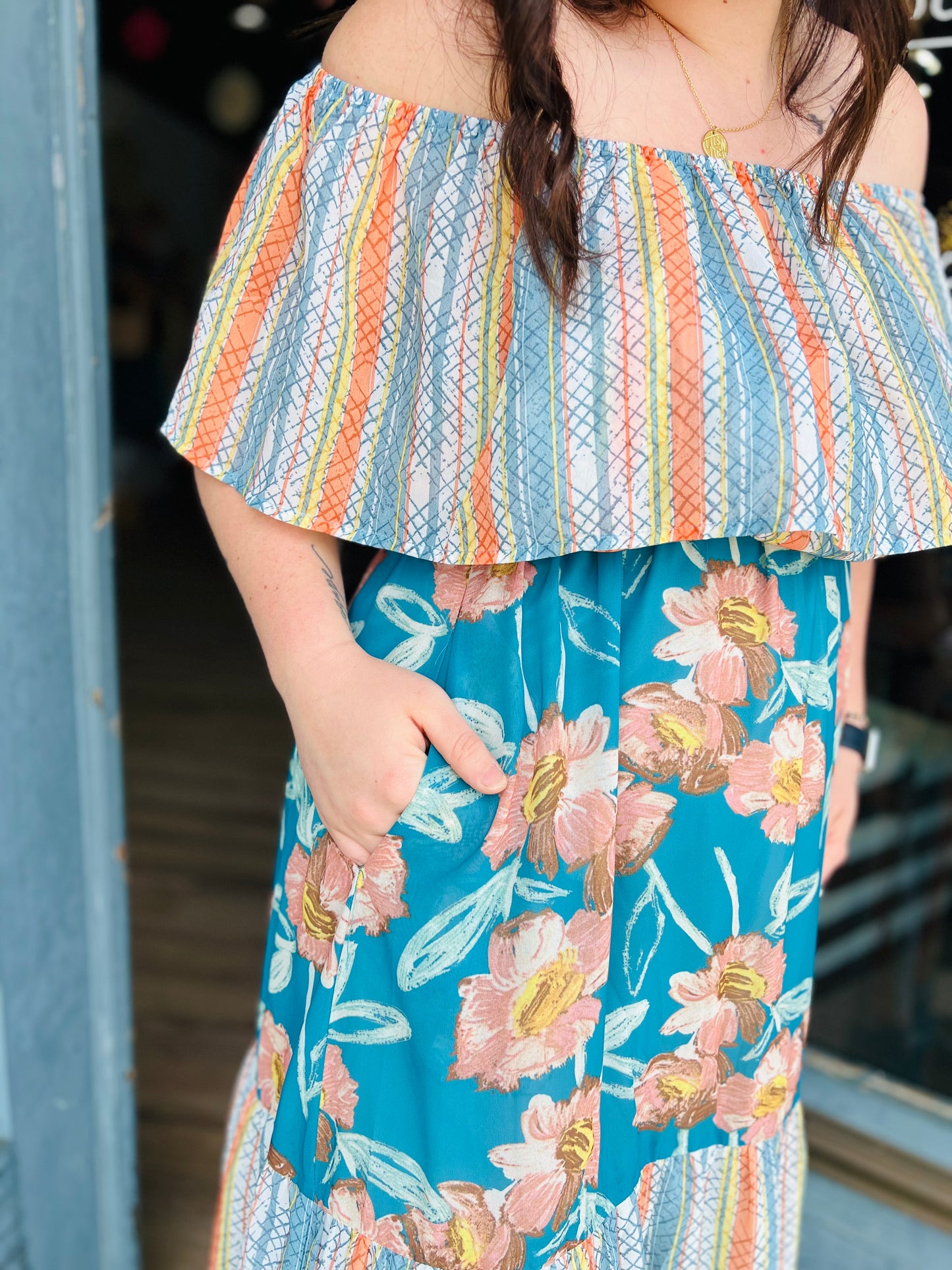 Tina | Tiered Maxi Dress