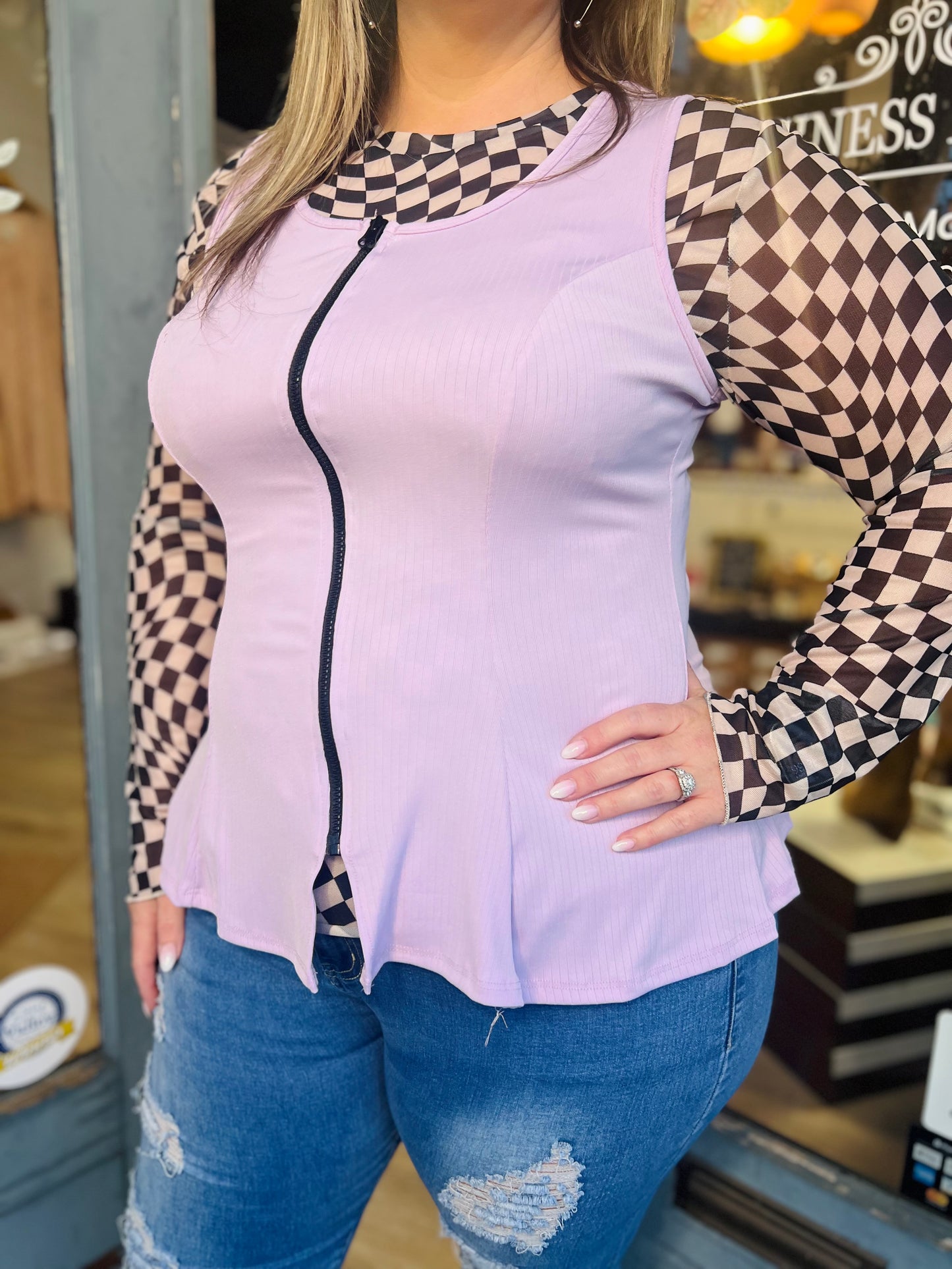 Conan | Curvy Peplum Top