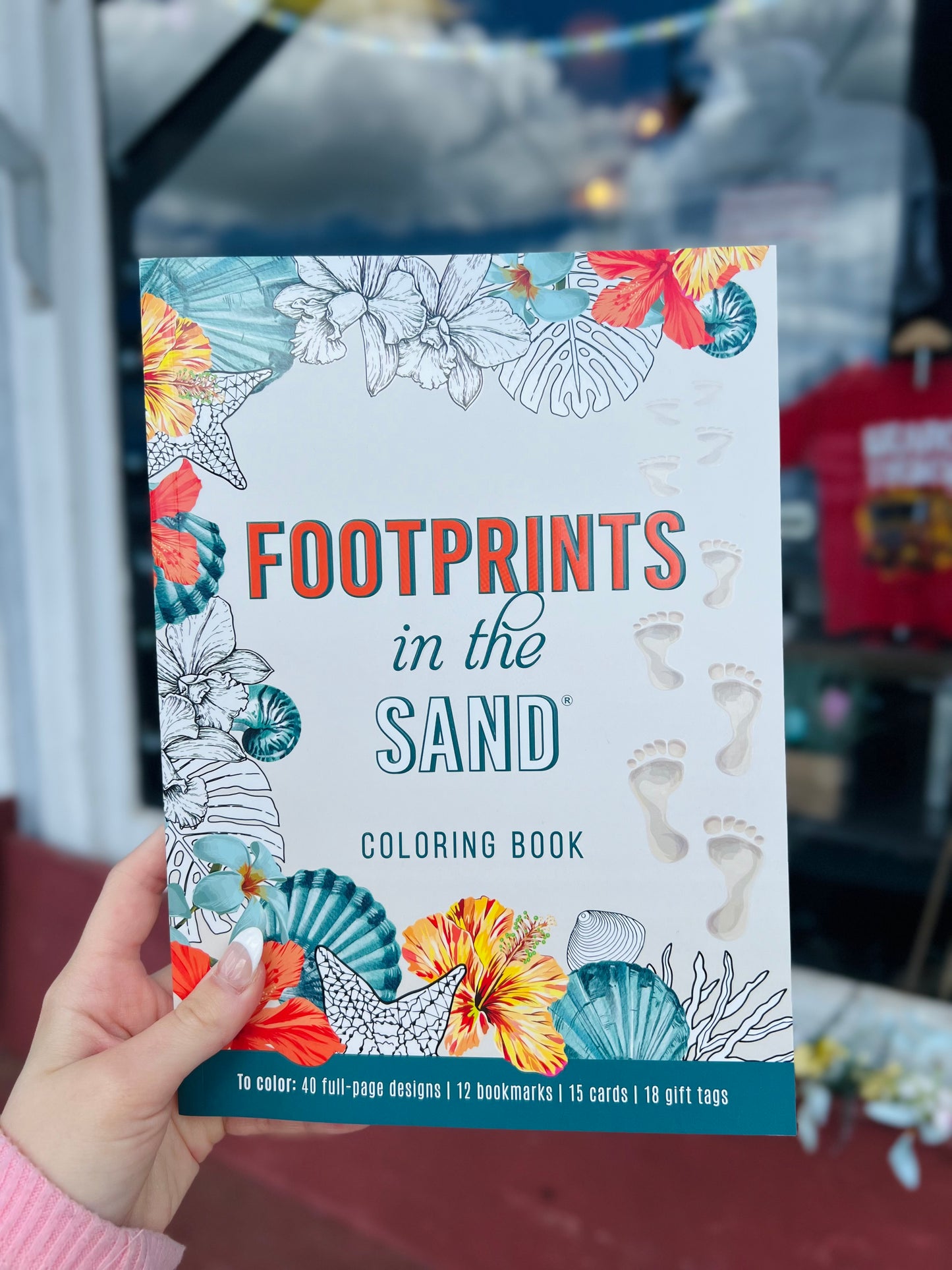 Footprints in the Sand | Coloring Book