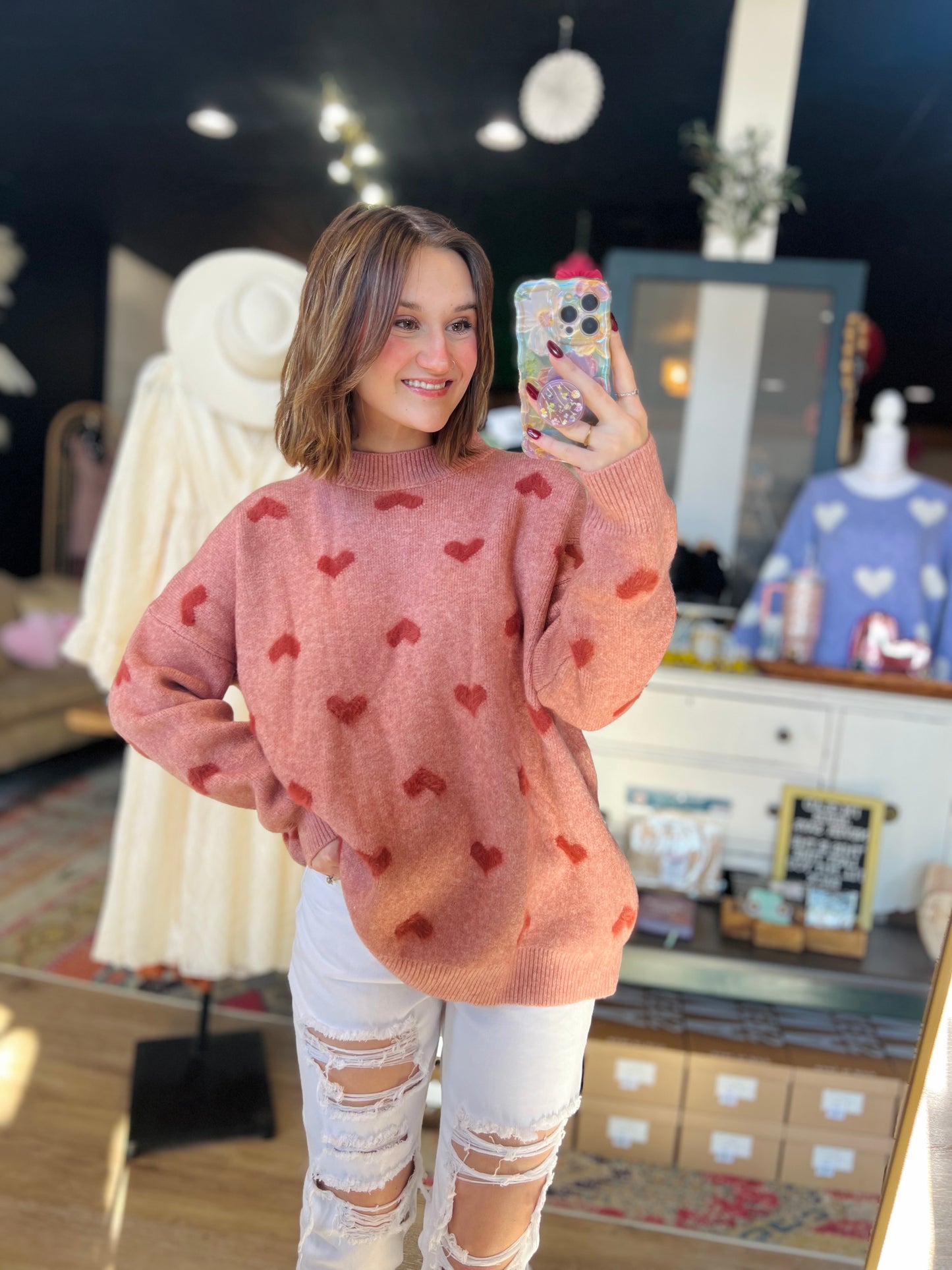 Pure Heart Sweater | Curvy