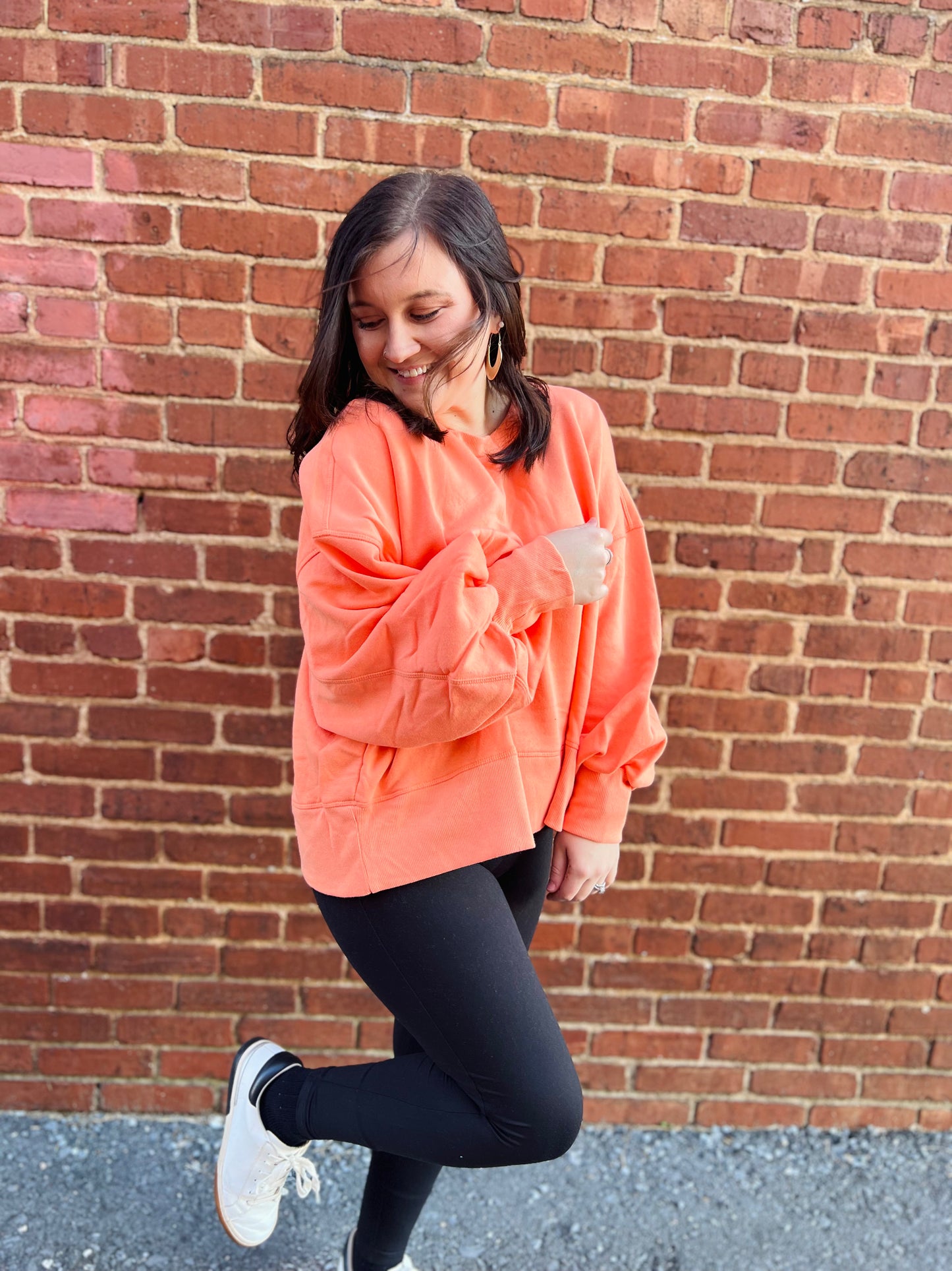 Hannie's Peachy Keen Crewneck